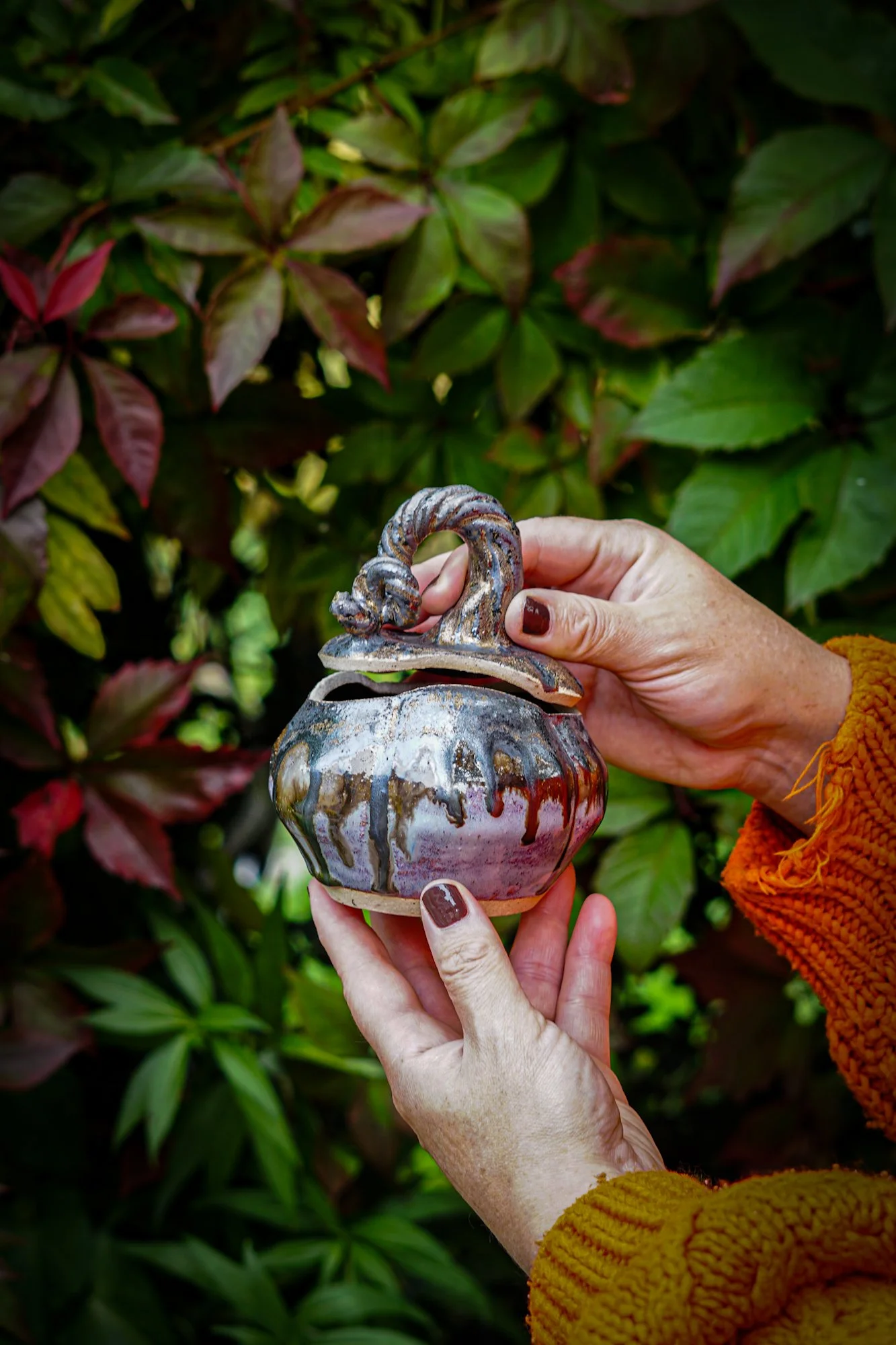 Pumpkin Jar - Gold