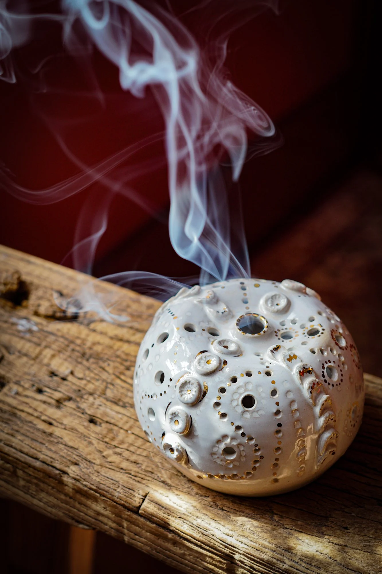 Large Sea Urchin - Gilded Pearl