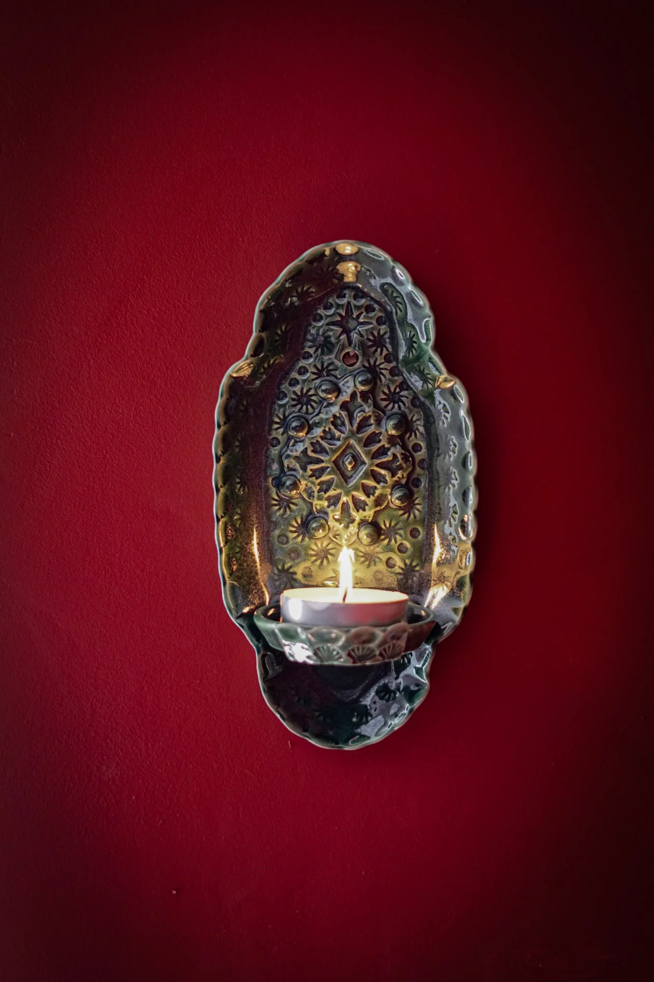 Wall Sconce - Oribe green