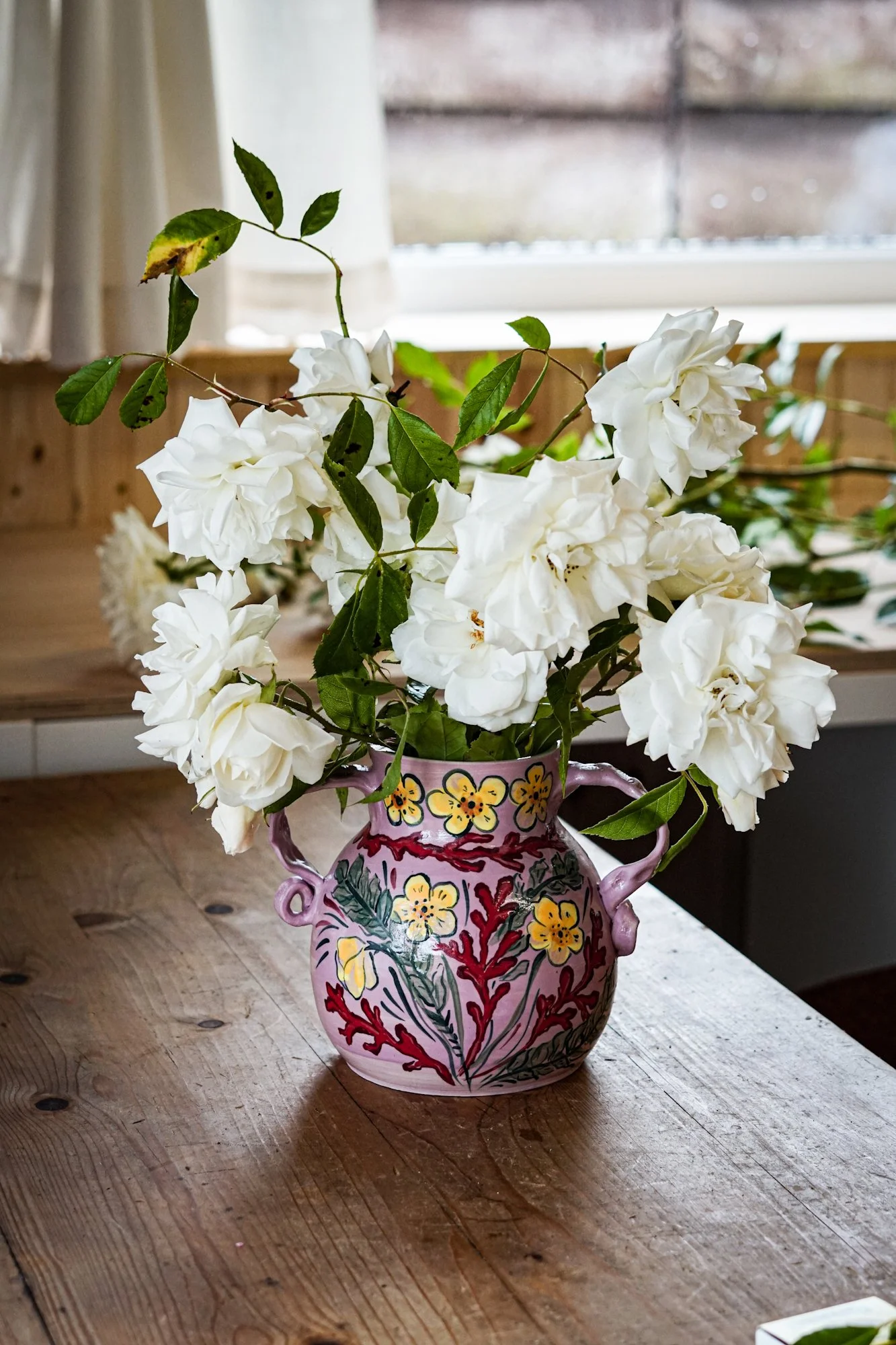 Coral Bouquet Vase