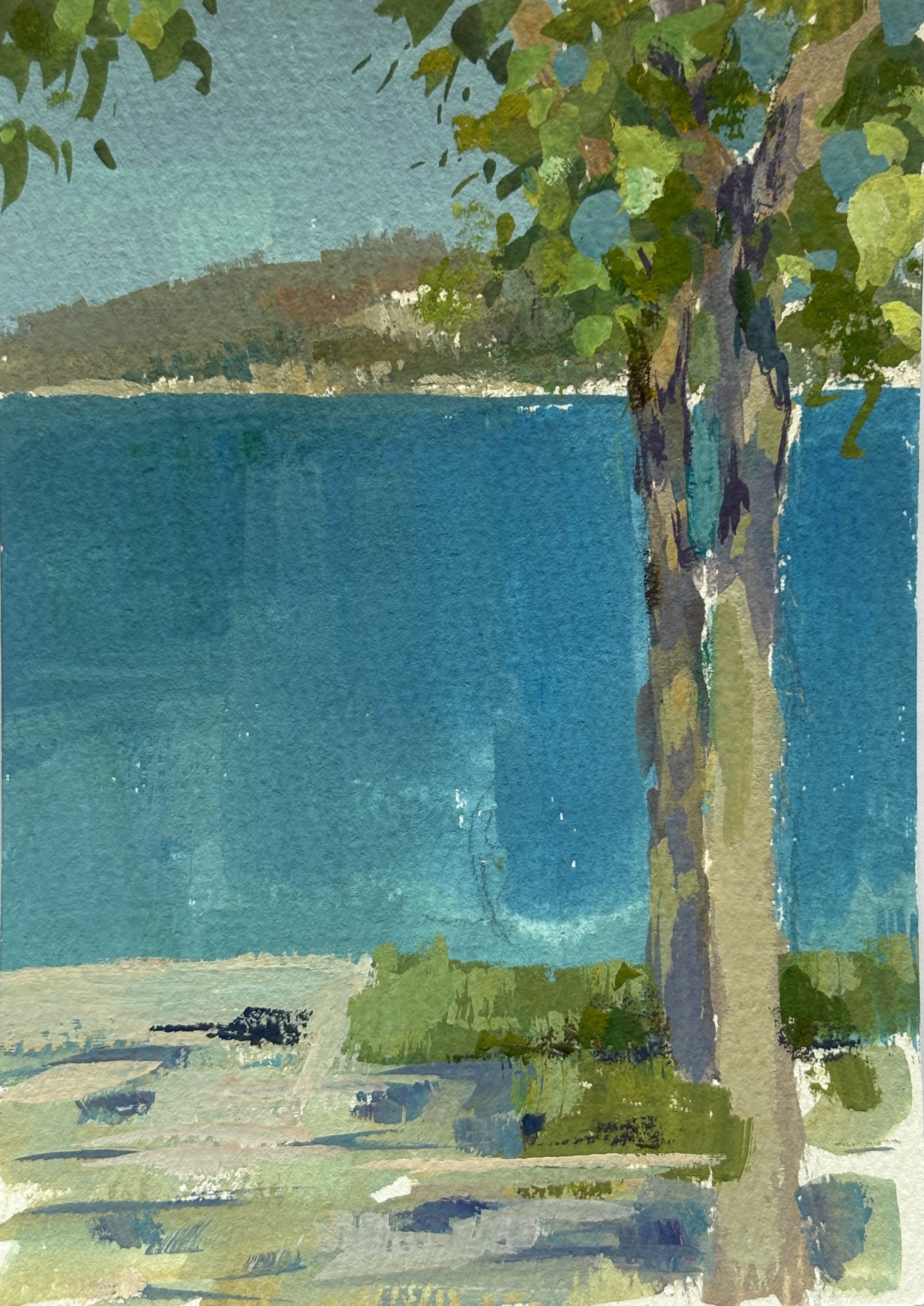 Looking out to sea, Rovinj, Croatia