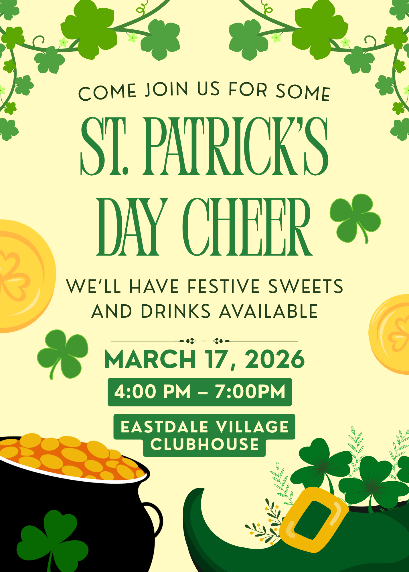 St. Patrick's Day Social