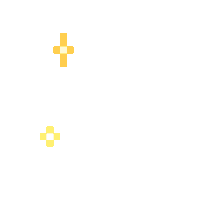 Yellow background with abstract light spots and sparkles.