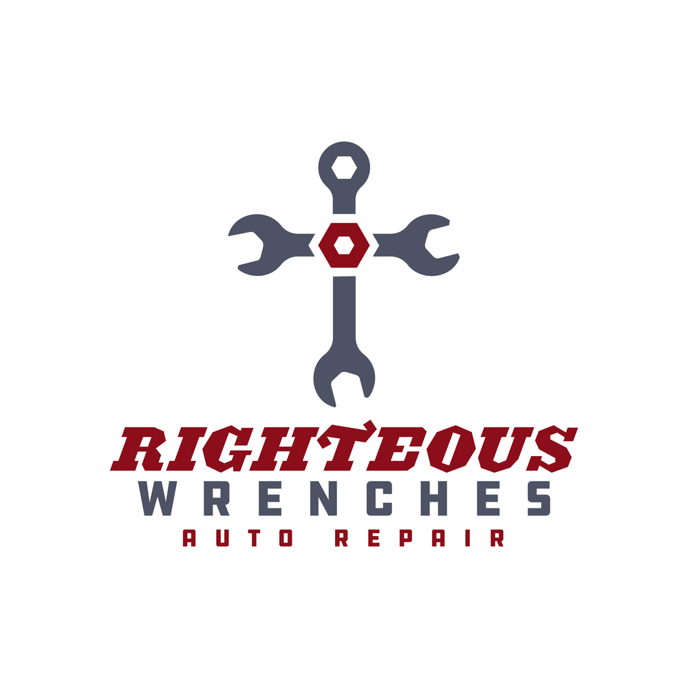 Righteous Wrenches Auto Repair Logo Design