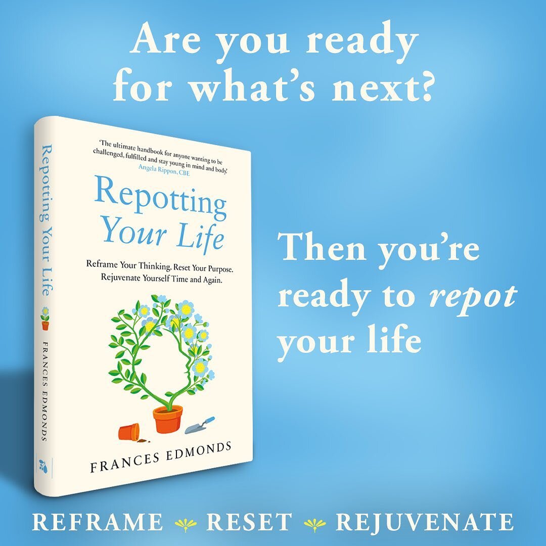 Are you ready to repot?🪴Pre-order now! Link in bio 👆🏻

&lsquo;The ultimate handbook for anyone wanting to be challenged, fulfilled and stay young in mind and body.' - Angela Rippon 

&ldquo;Do you feel stuck or stifled, and know that something nee