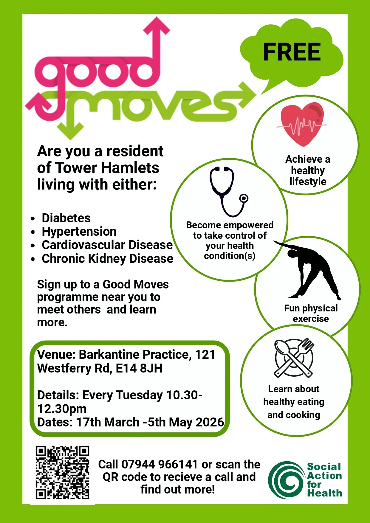 Good Moves at Barkantine Practice