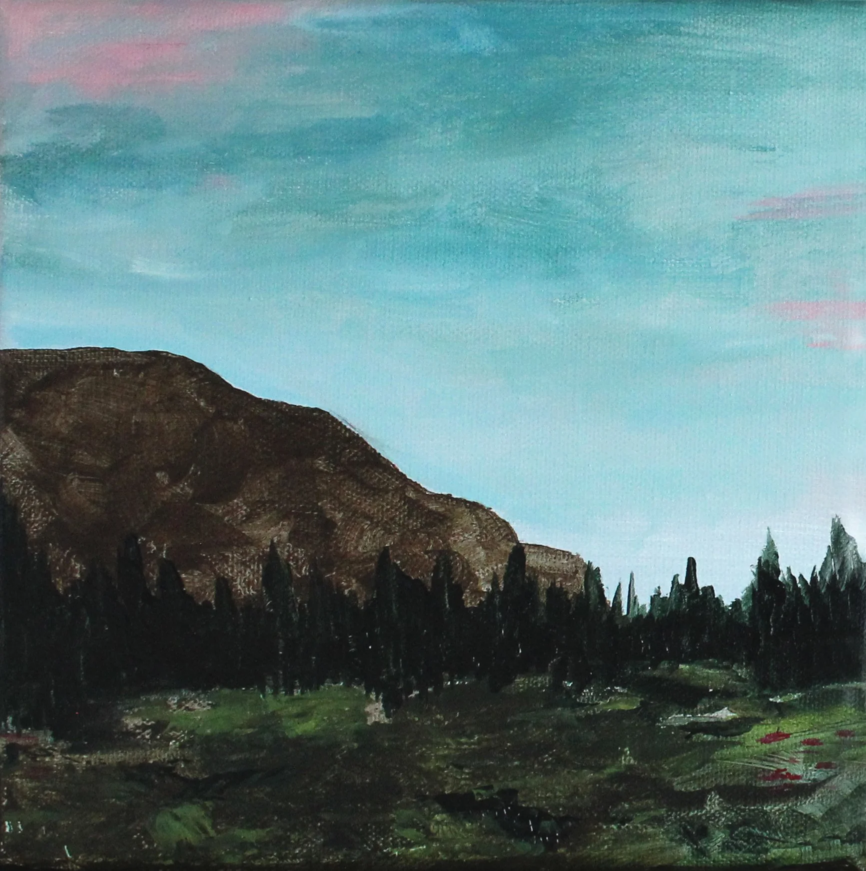 Reverie, 8"x8", Acrylic on Canvas, SOLD OUT