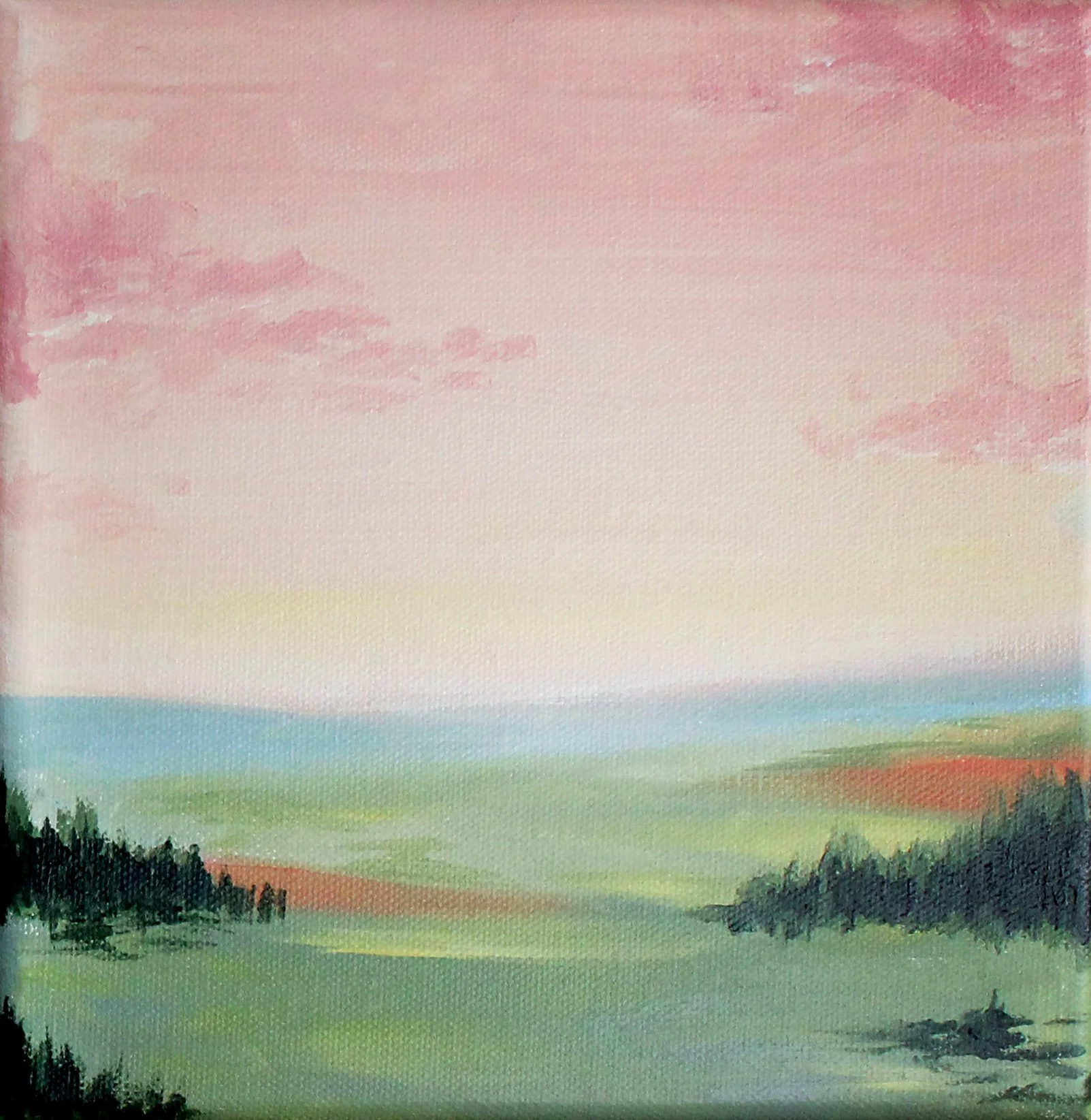 Daydream, 8"x8", Acrylic on Canvas, SOLD OUT