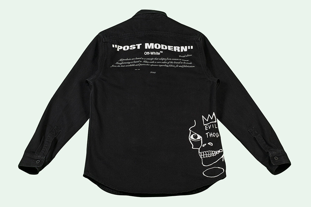 Off-White c/o Virgil Abloh x Jean Michel Basquiat Hoodie - White Sweatshirts  & Hoodies, Clothing - WOWVA23482