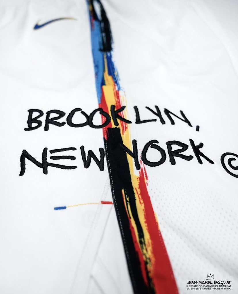 brooklyn nets jean michel basquiat jersey
