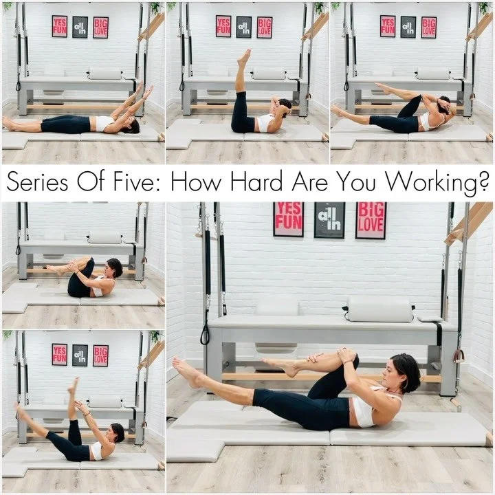 🔹 Sharing a little of what I am learning, feeling &amp; finding on the apparatus &amp; bringing to the mat that I love 💫 
.
🔹 And the #SeriesOfFive is a pretty perfect whole body sequence to illustrate what I am about to share.. 💫 
.
➡️ How much 