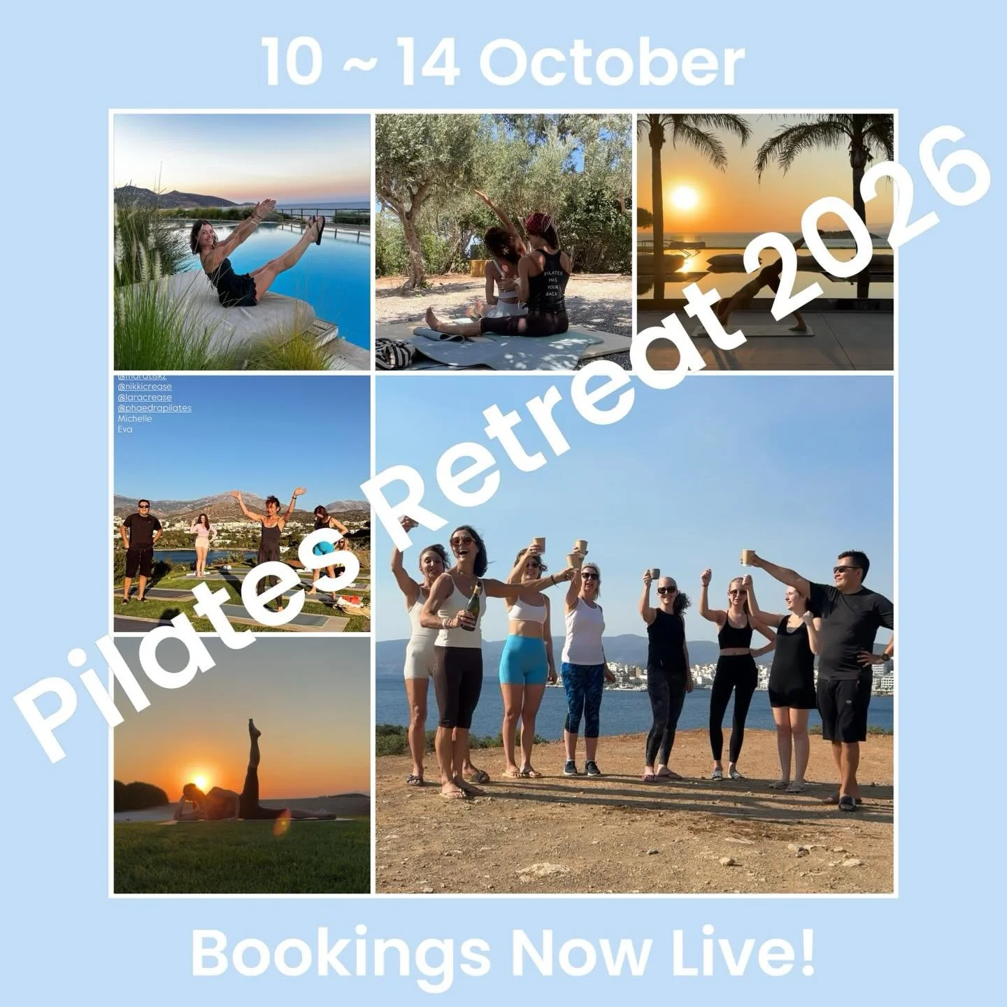 #PilatesRetreat #ClassicalPilates #PilatesForEverybody #InclusivityMatters #LivePilatesWithMe 🏝️🙏🏼💋