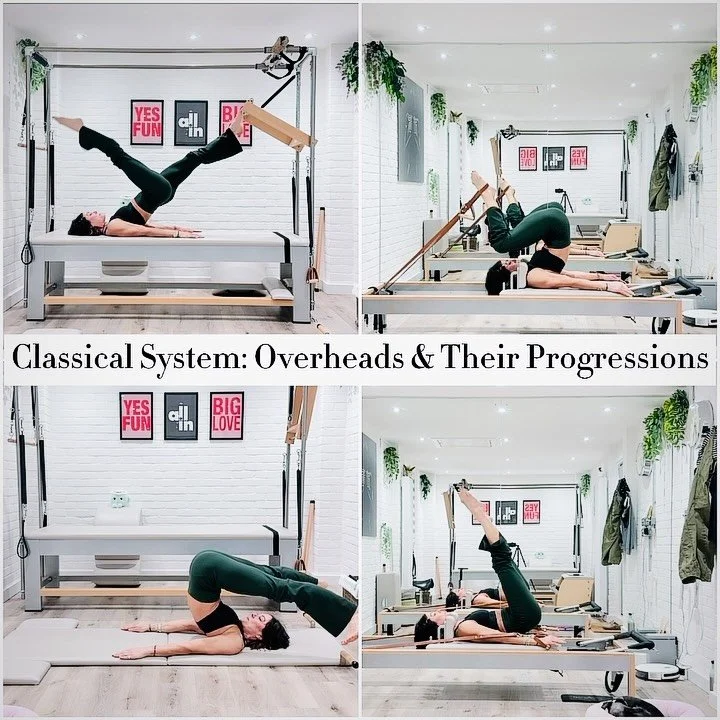 🔹 The System of Pilates &amp; how it supports us ✔️ 
.
🔹 Overheads are challenging, however there is always an order within the Classical System which ensures the journey is progressive, is appropriate for the individual mind &amp; body, &amp; is a