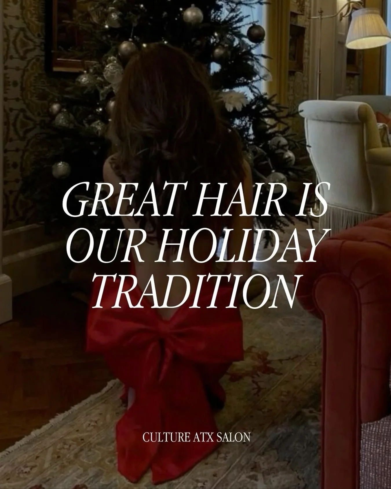 Just slaying everyone&rsquo;s hair this holiday season ❤️