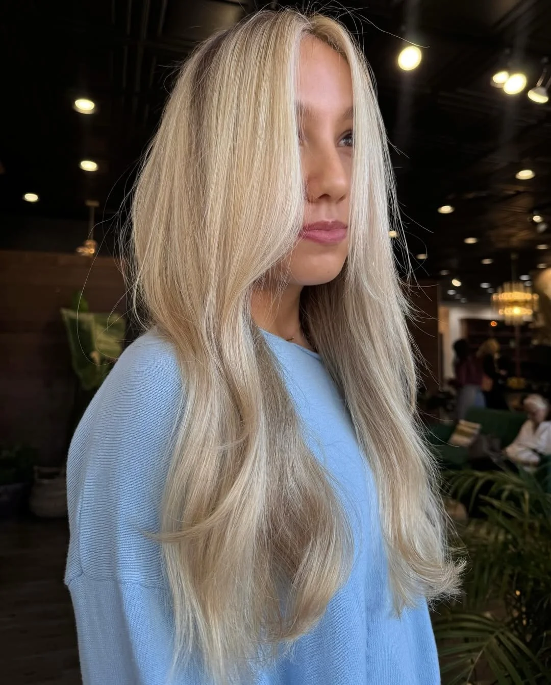 In our blonde era, no heartbreak allowed. 
 Artist: @keepaustincolorful.hair