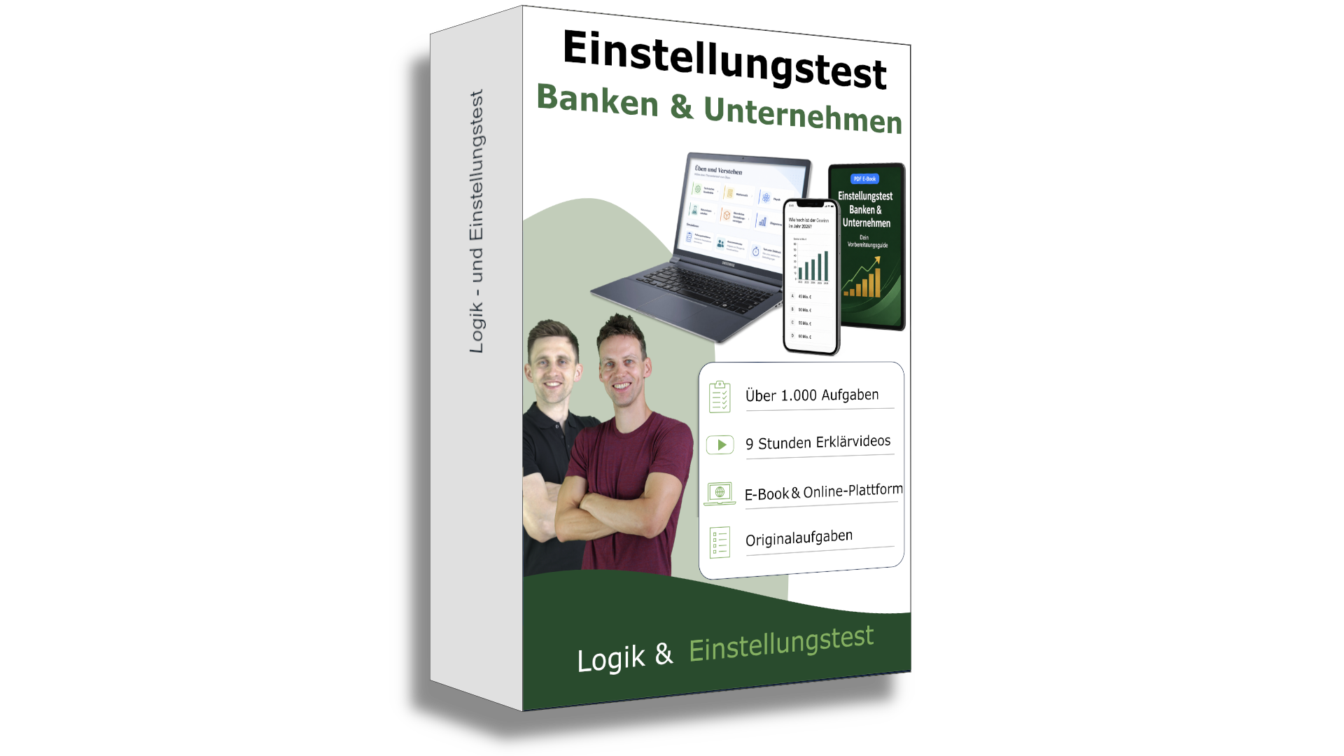 Einstellungstest Banken und Unternehmen | E-Book + Online-Training