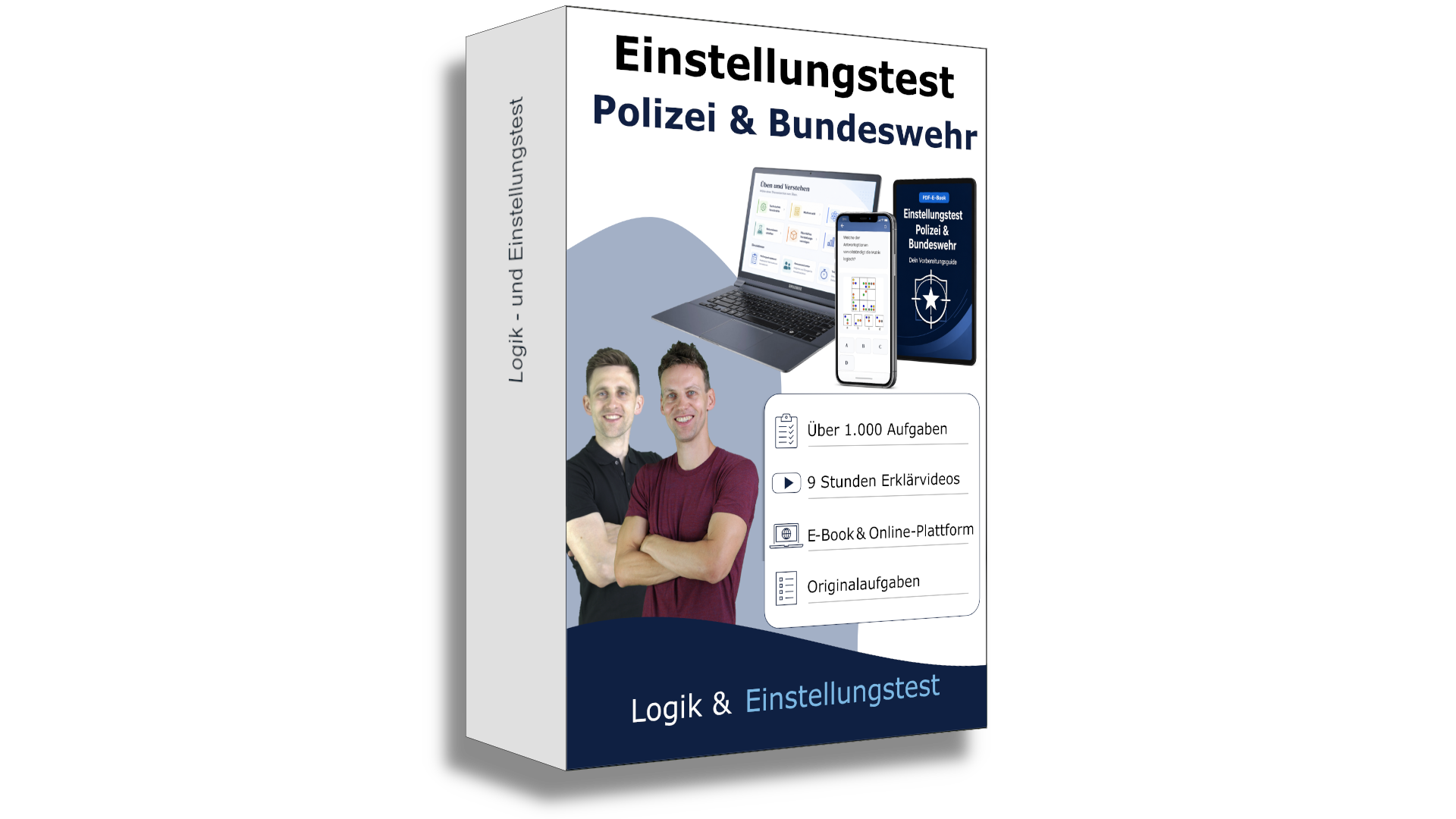 Einstellungstest Polizei & Bundeswehr | E-Book + Online-Training