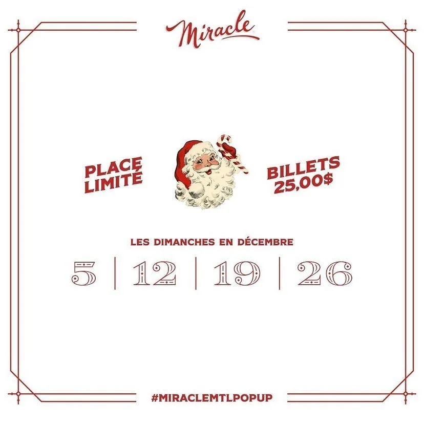 Drag Brunch @miraclemontreal !!! 
5 12 19 26 December . 

Book now: link in bio .