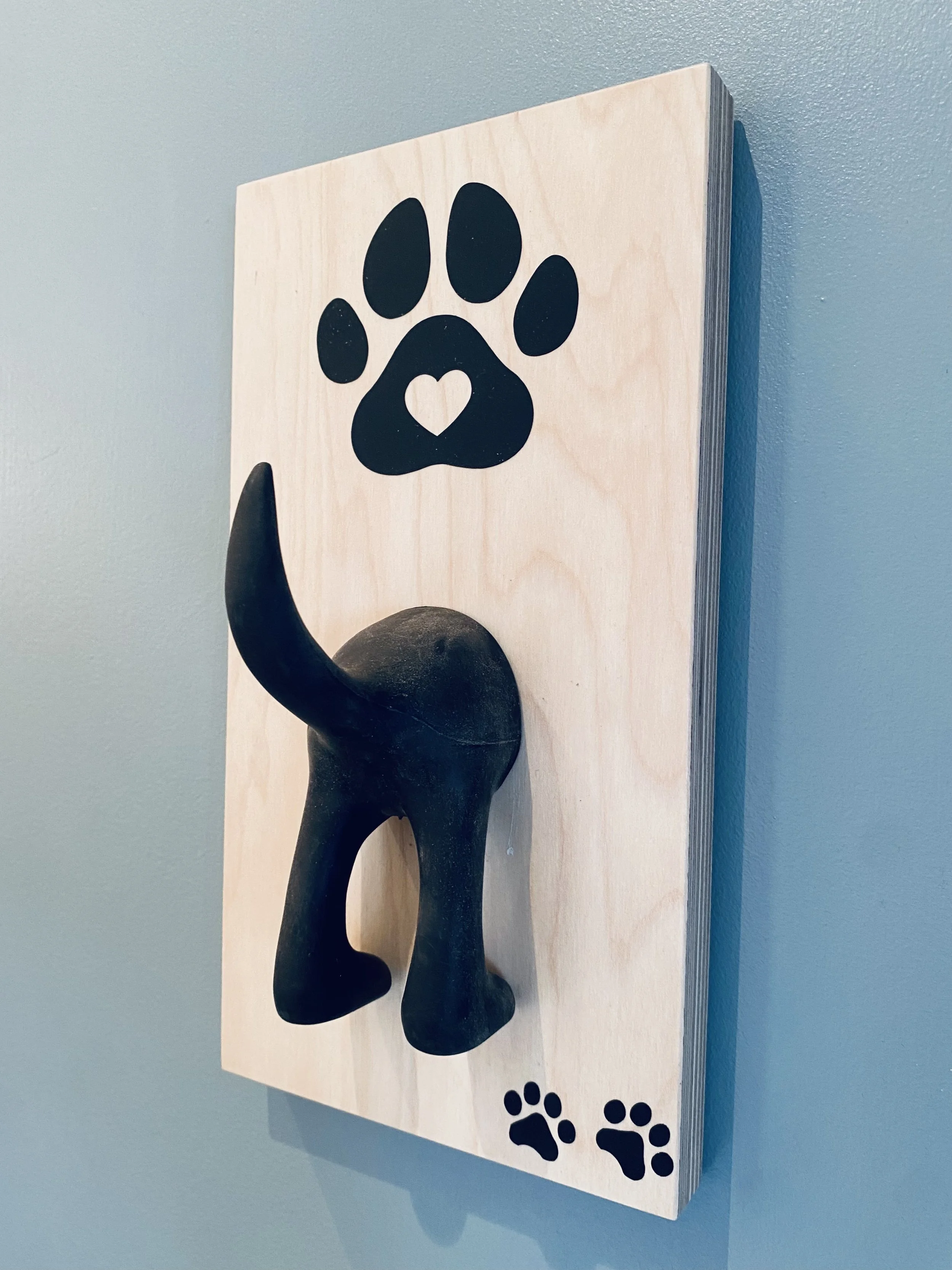 Dog Tail Hook ~ Heart Paw