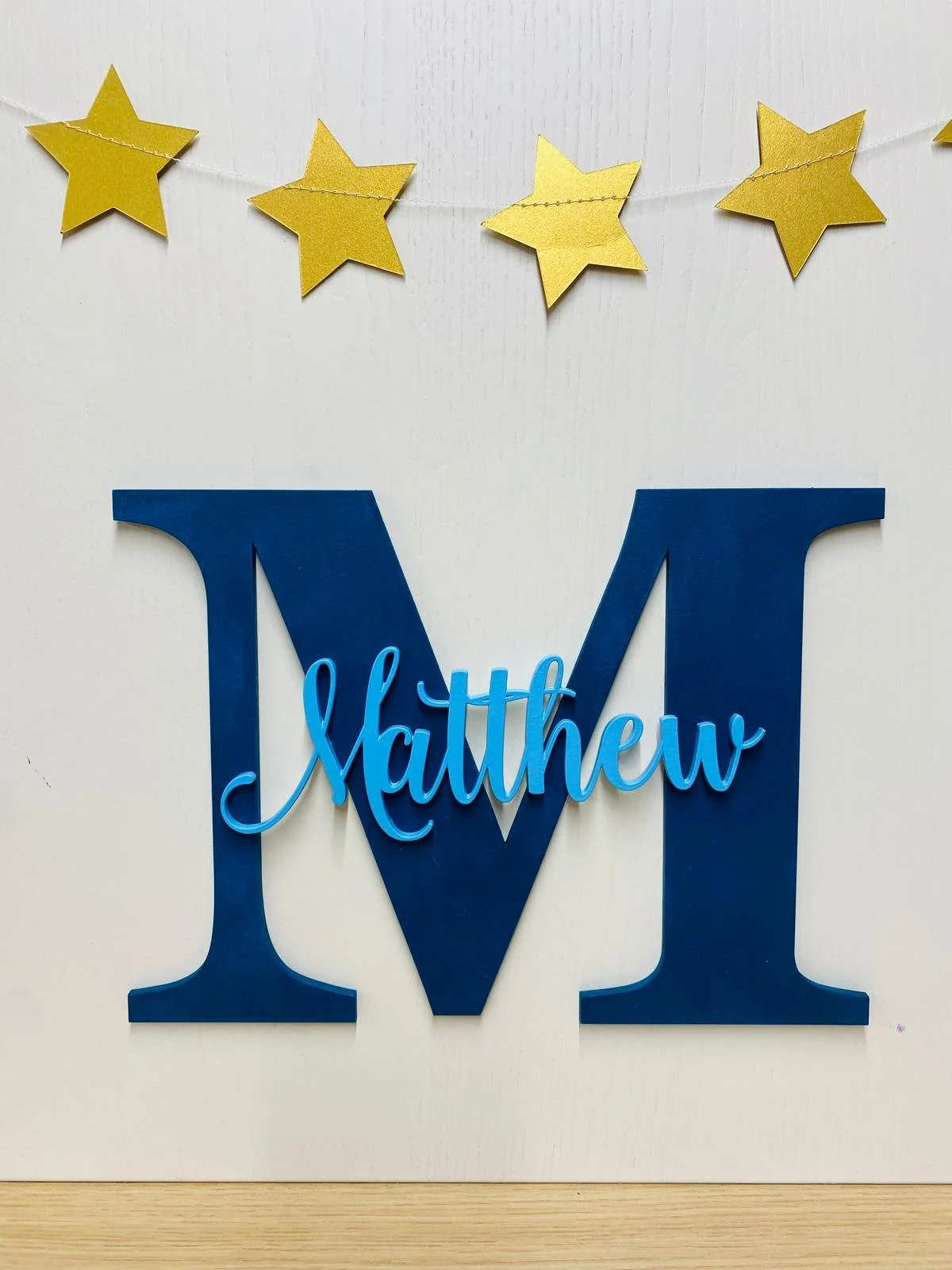 Initial & Name ~ (wall mounted)