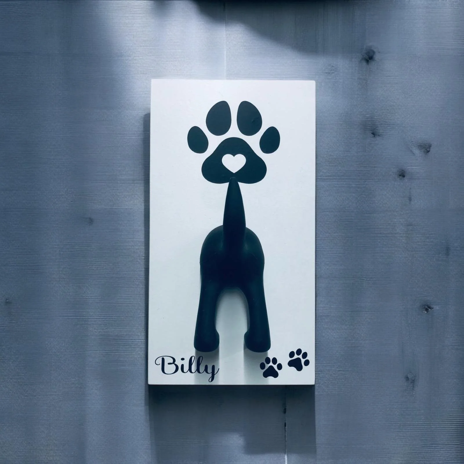 Dog Tail Hook ~ Heart Paw