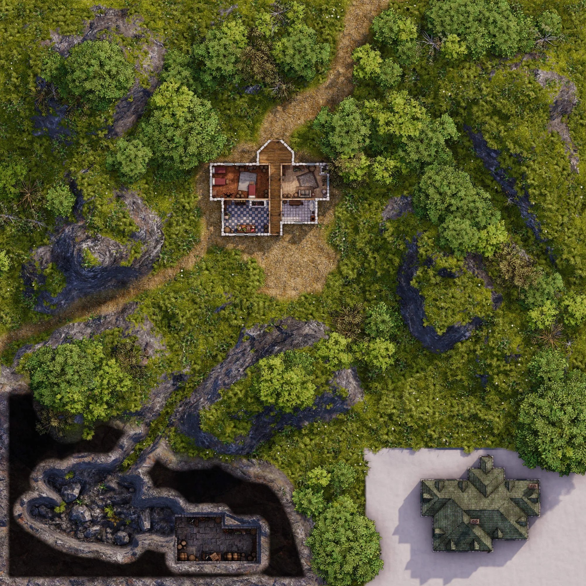 The map made in the Live Map Beta Demo