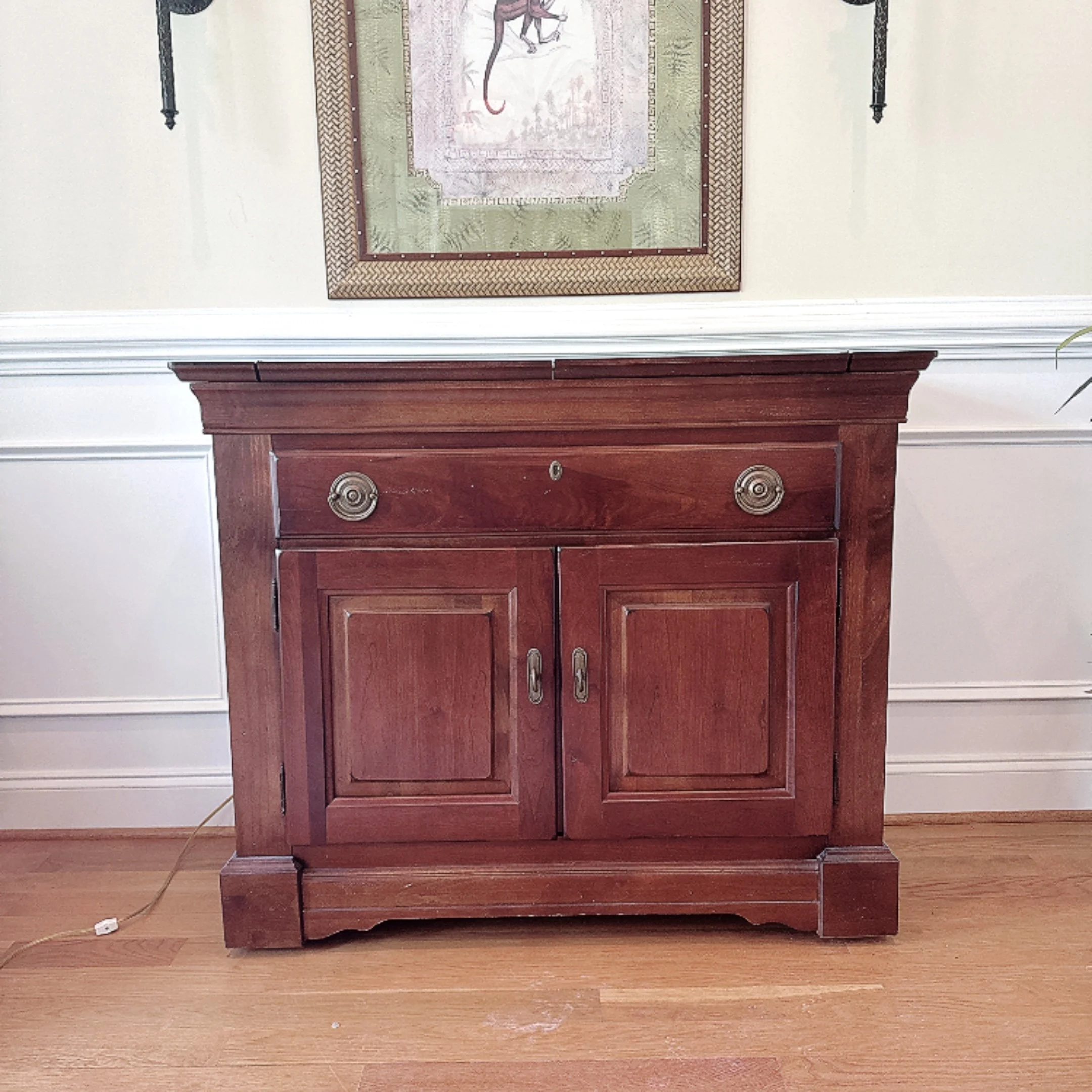 Bassett Furniture Beau Brummel Flip Top Server