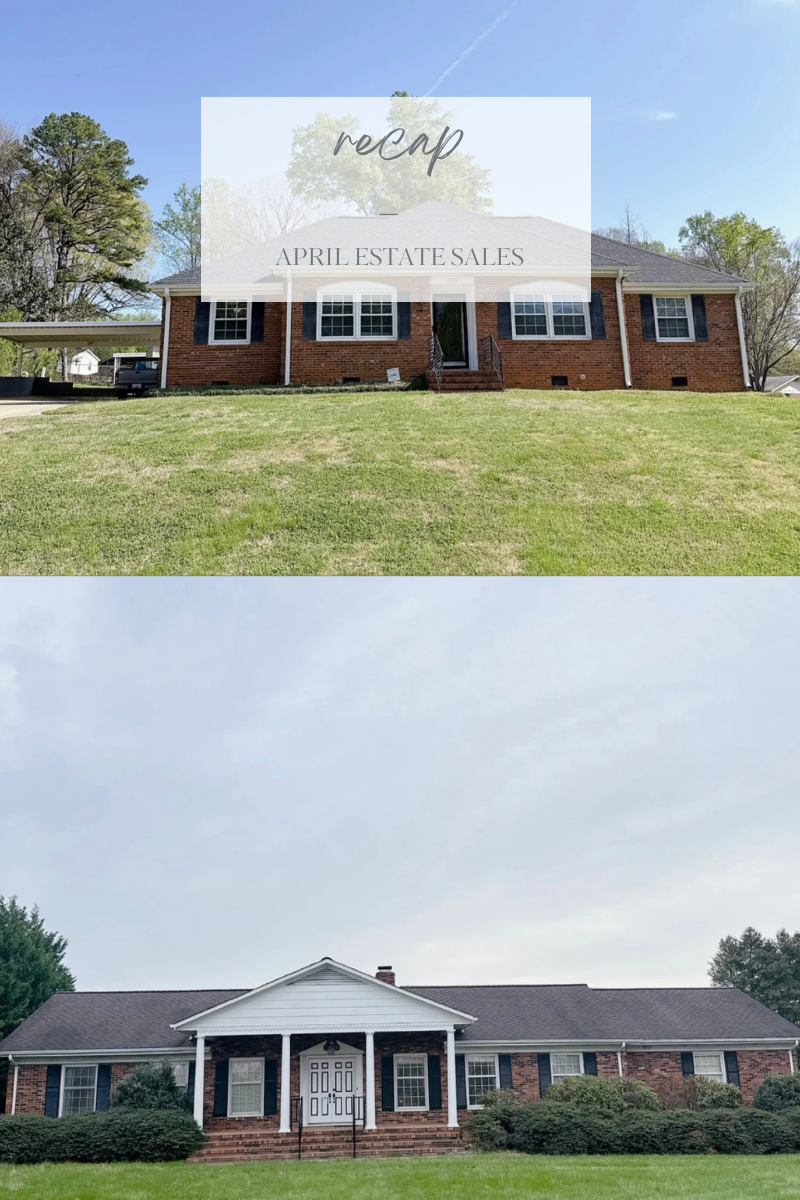 April Estate Sale Recap