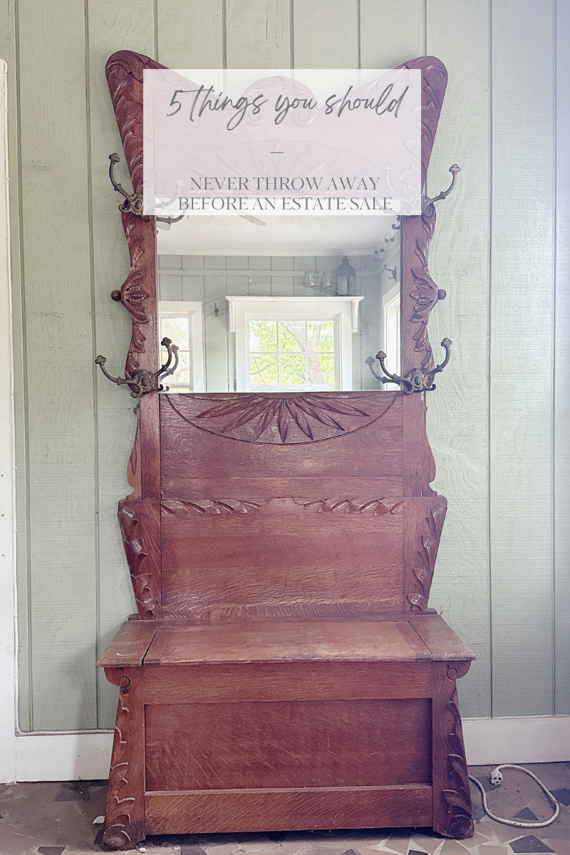 5 Things You Should Never Throw Away Before an Estate Sale