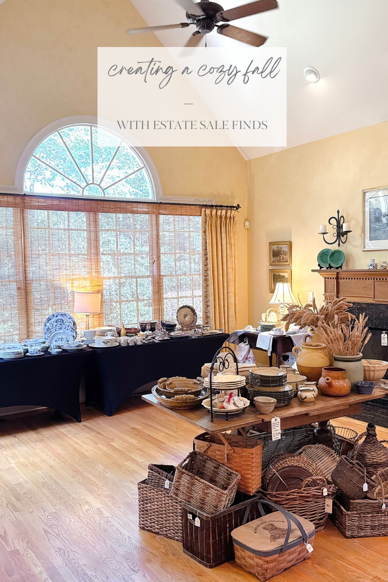 How to Create a Cozy Fall Home with Estate Sale Finds