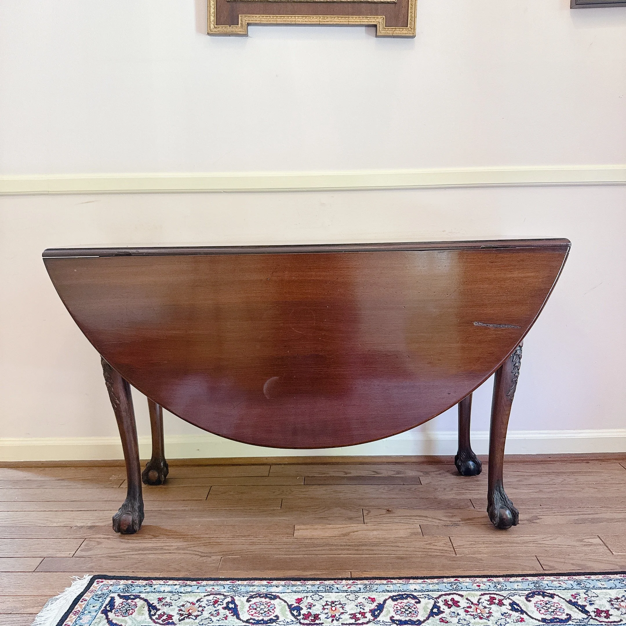 Antique Mahogany Drop-Leaf Table