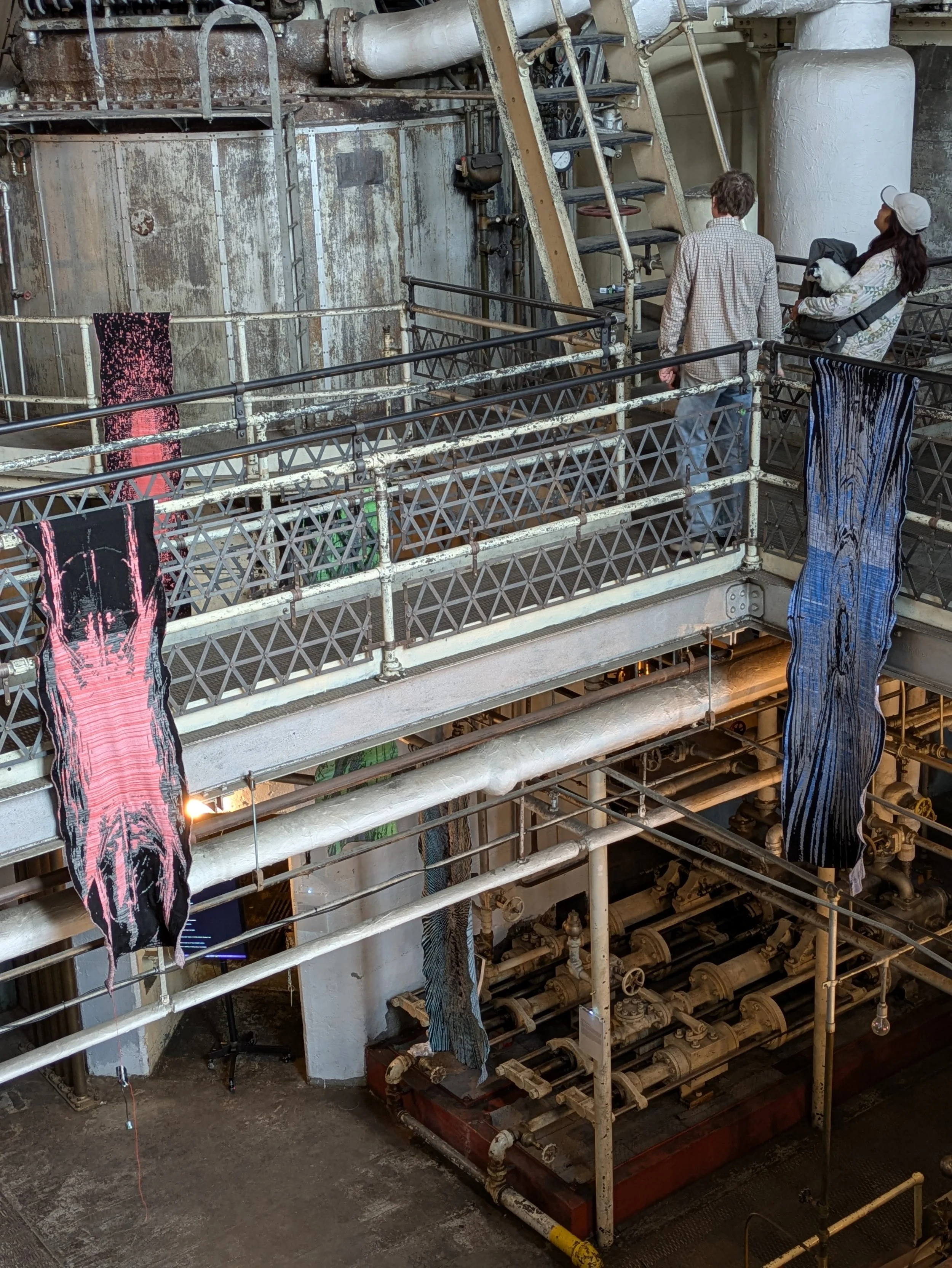 Altar at SPAM New Media Festival, Georgetown Steamplant, Seattle, WA. Curated by Sadaf Sadri and Anna Skutley.