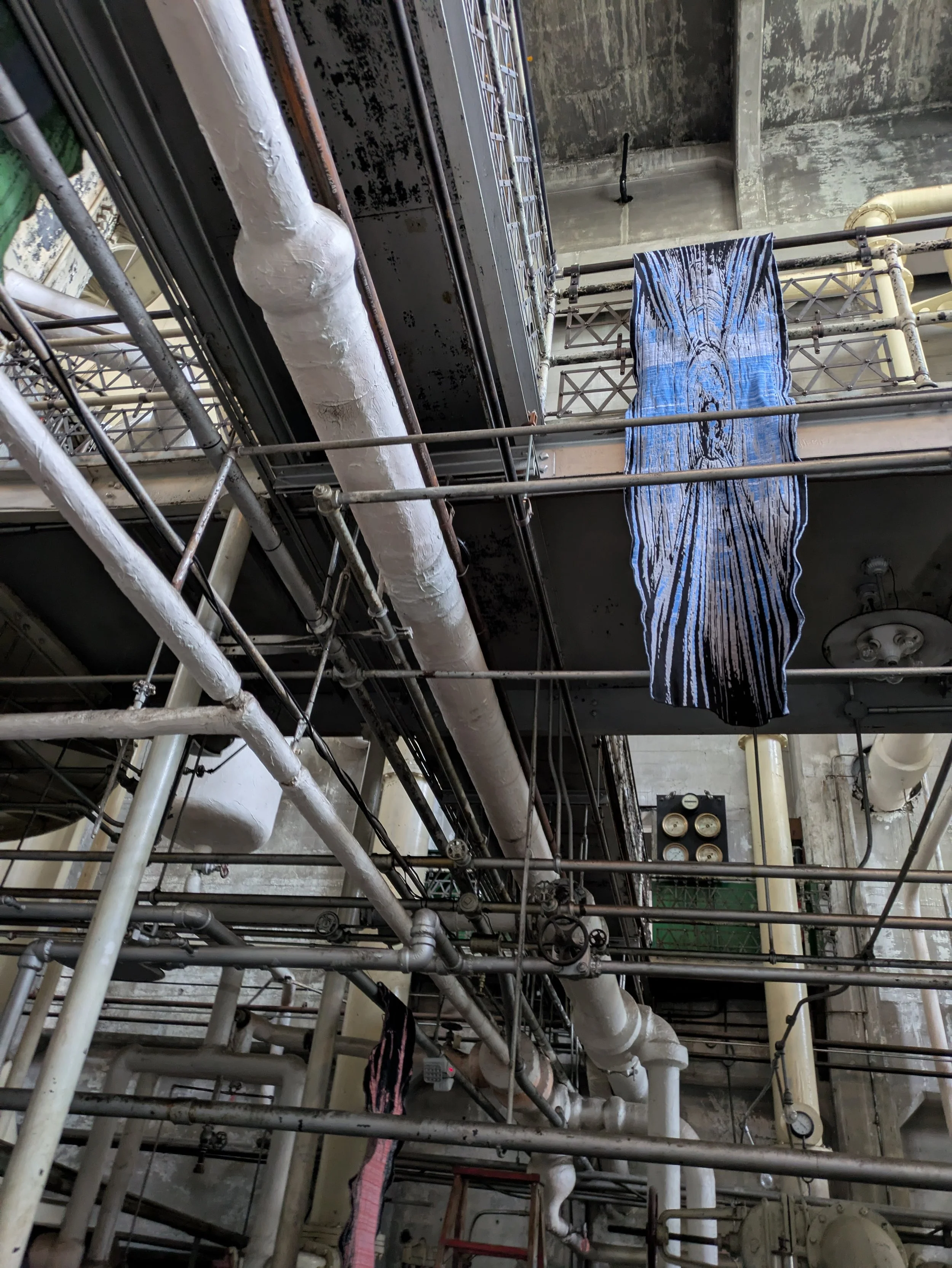 Altar at SPAM New Media Festival, Georgetown Steamplant, Seattle, WA. Curated by Sadaf Sadri and Anna Skutley.