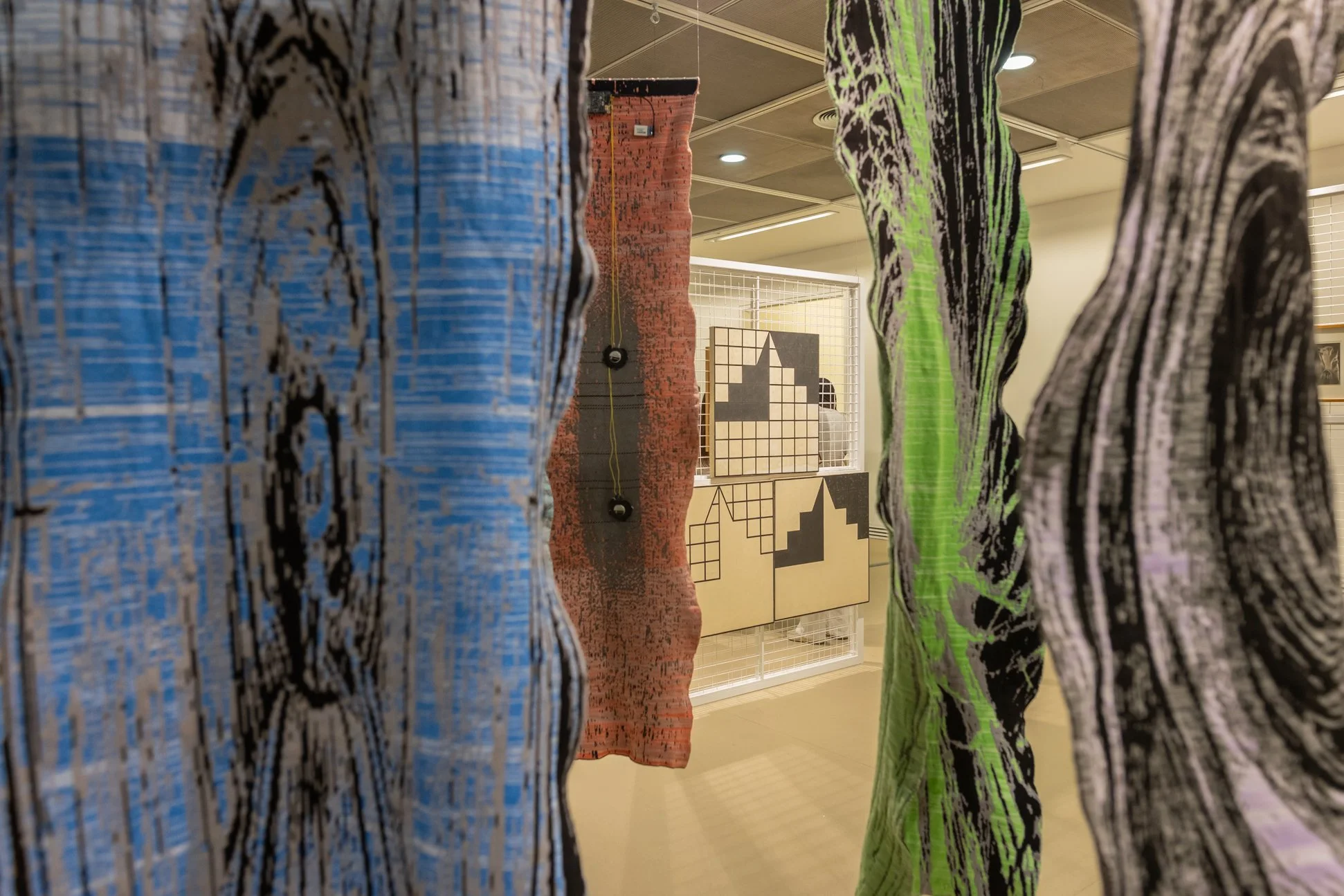 Altar at 'and all our world is dew' at the Frances Rich School of Fine and Performing Arts, Deree - The American College of Greece. Curated by Eva Vaslamatzi. Photos by Pinelopi Gerasimou.