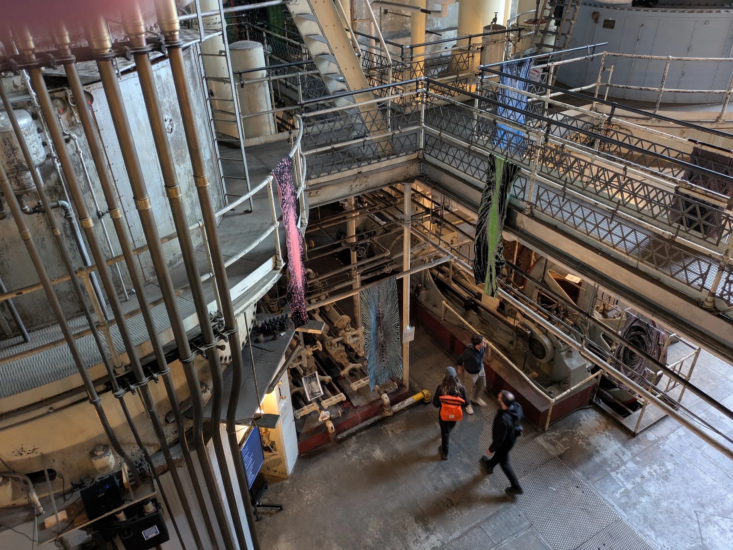 Altar at SPAM New Media Festival, Georgetown Steamplant, Seattle, WA. Curated by Sadaf Sadri and Anna Skutley.