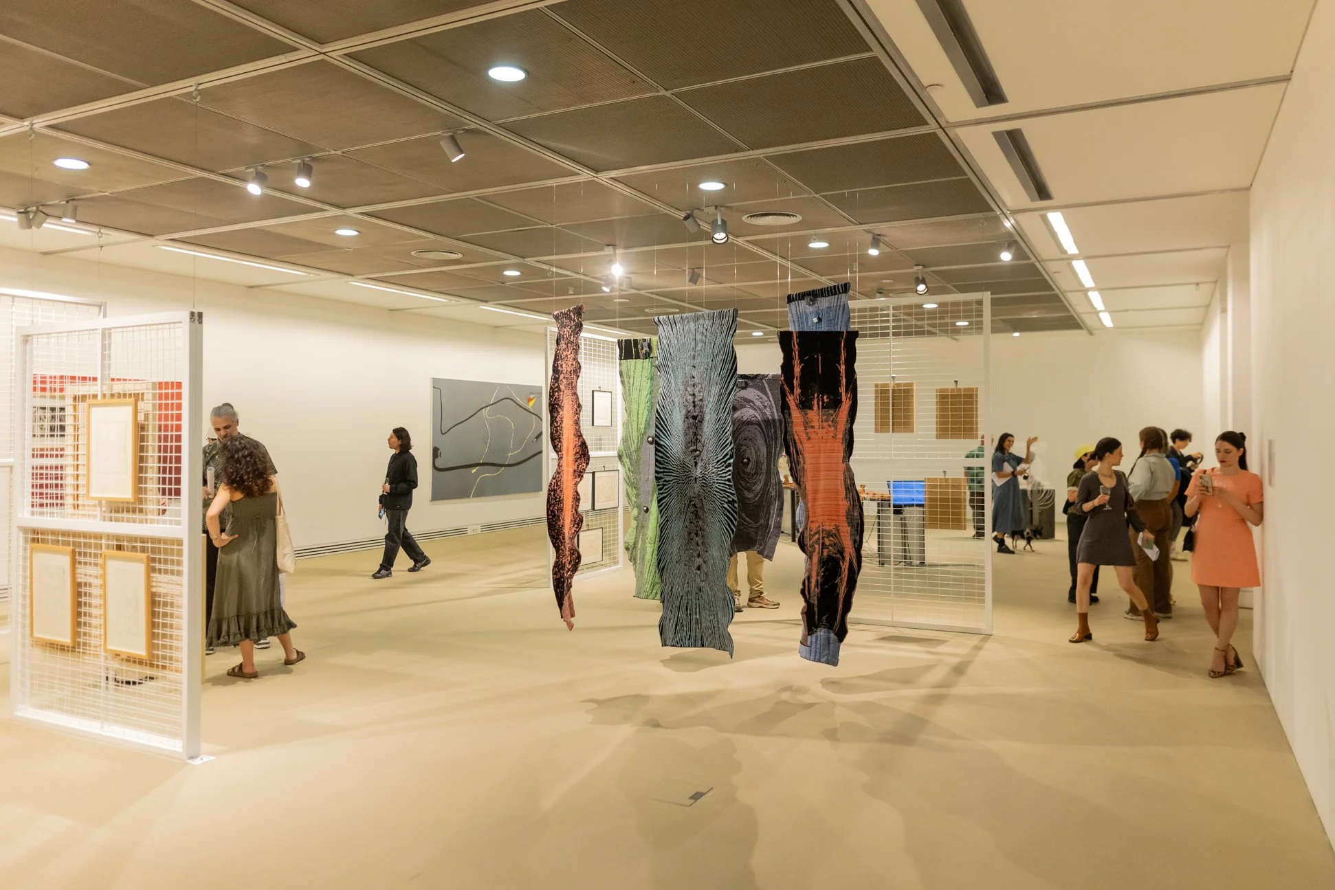 Altar at 'and all our world is dew' at the Frances Rich School of Fine and Performing Arts, Deree - The American College of Greece. Curated by Eva Vaslamatzi. Photos by Pinelopi Gerasimou.