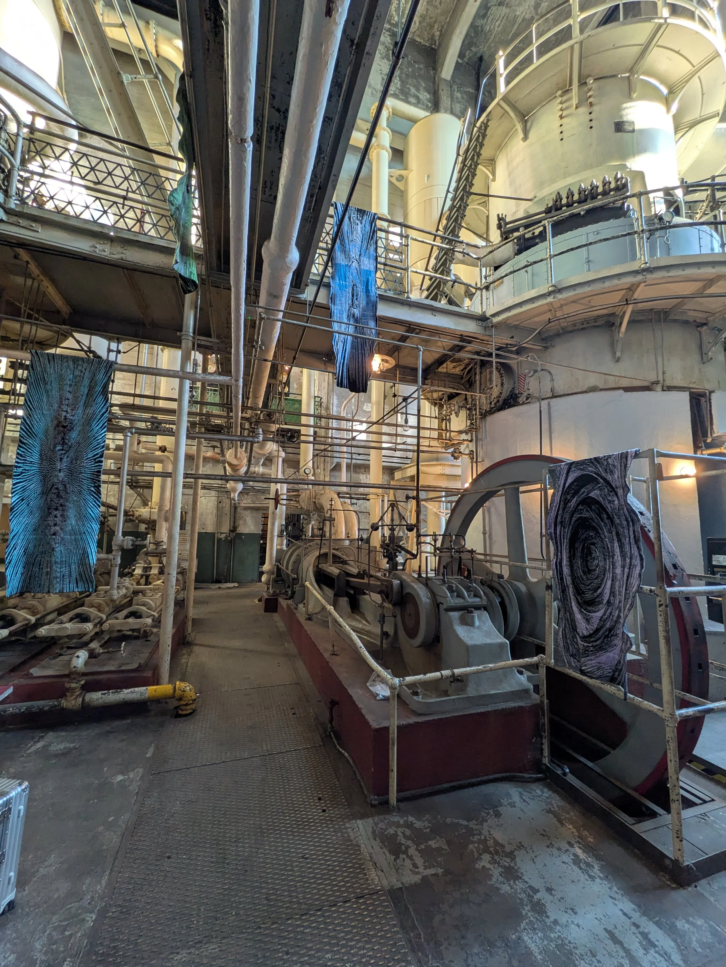 Altar at SPAM New Media Festival, Georgetown Steamplant, Seattle, WA. Curated by Sadaf Sadri and Anna Skutley.