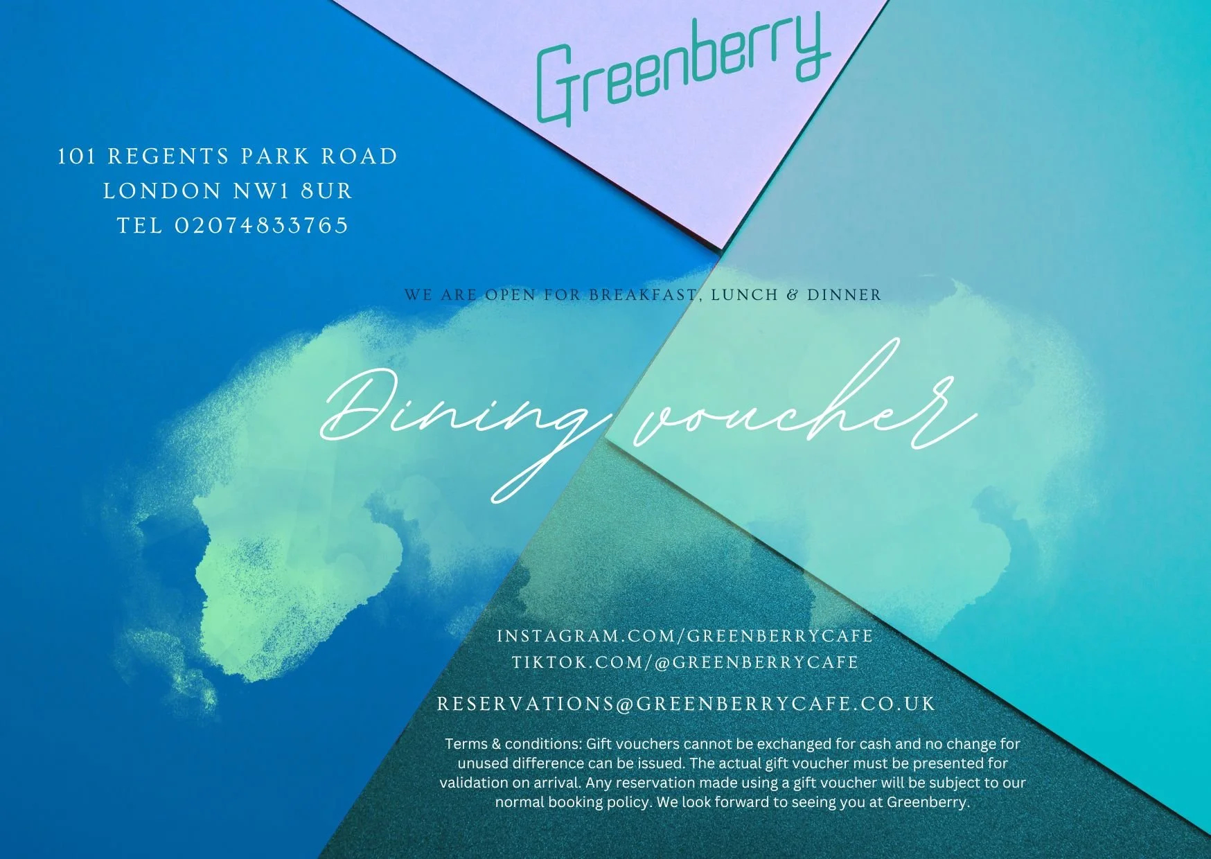 Greenberry Gift Card - Winter Edition