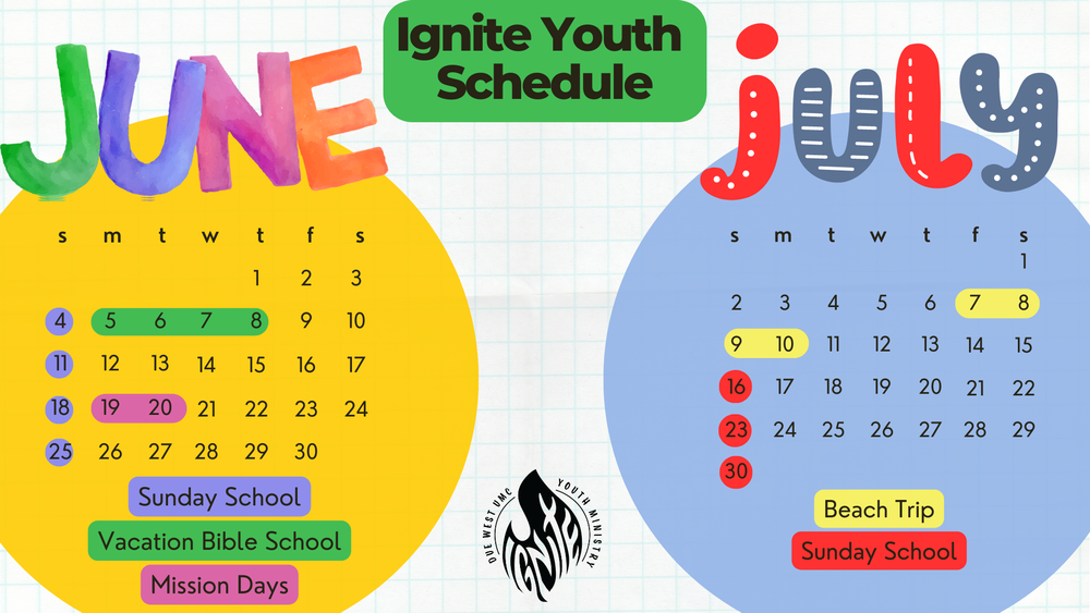 Ignite Dates May 7 - Legacy Ignite Senior Handprints & Recognition May 14 - No Ignite Happy Mother's Day May 21 - Step-Up Ignite Rising 6th Graders attend Ignite for 1st Time!.png
