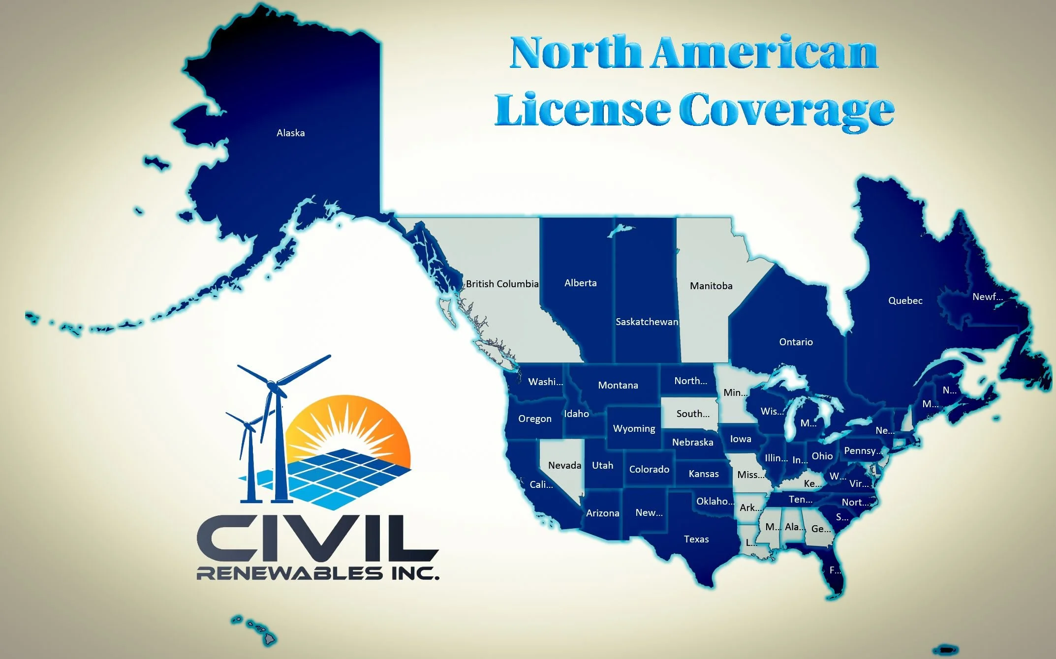 North American License Coverage