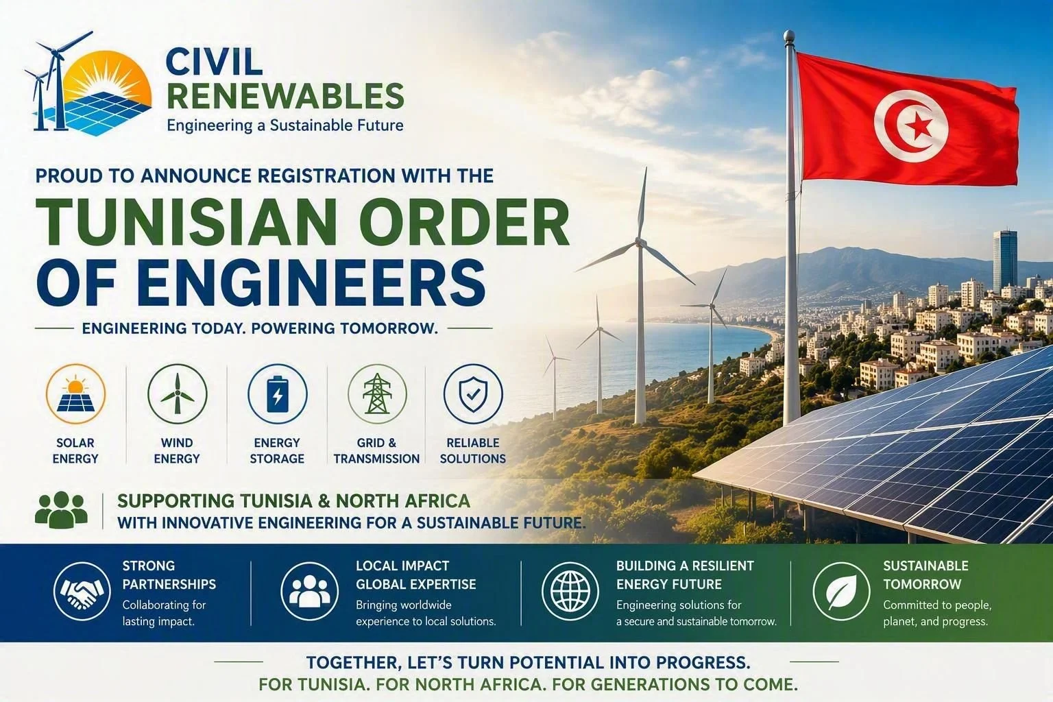 Celebrating Registration with the Tunisian Order of Engineers