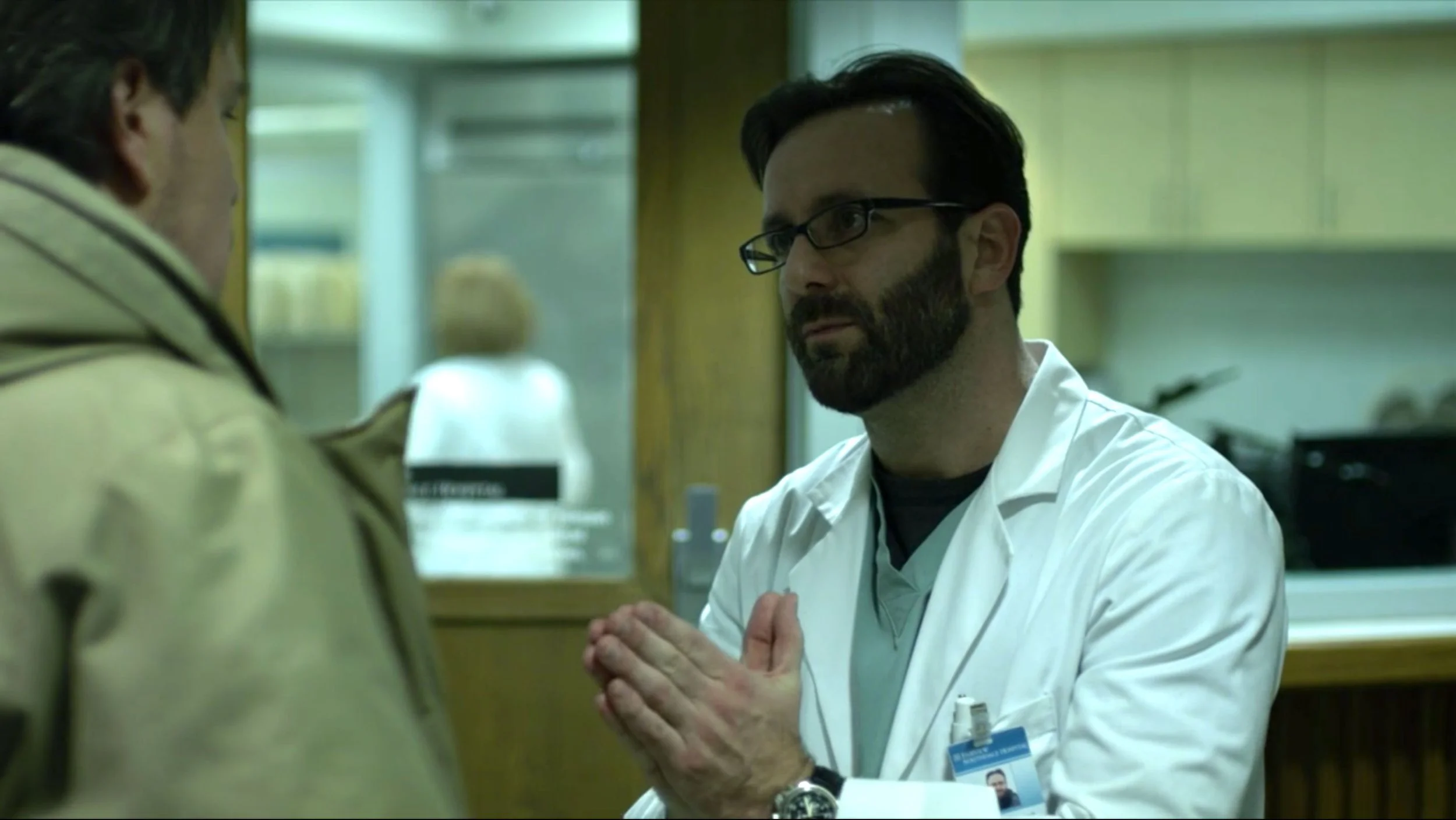 Stef's breakthrough film role was in the 2011 Steven Soderbergh feature CONTAGION, where he delivers the bad news to Matt Damon that his wife (Gwyneth Paltrow) has died from a disease that begins a global pandemic. Sound familiar?