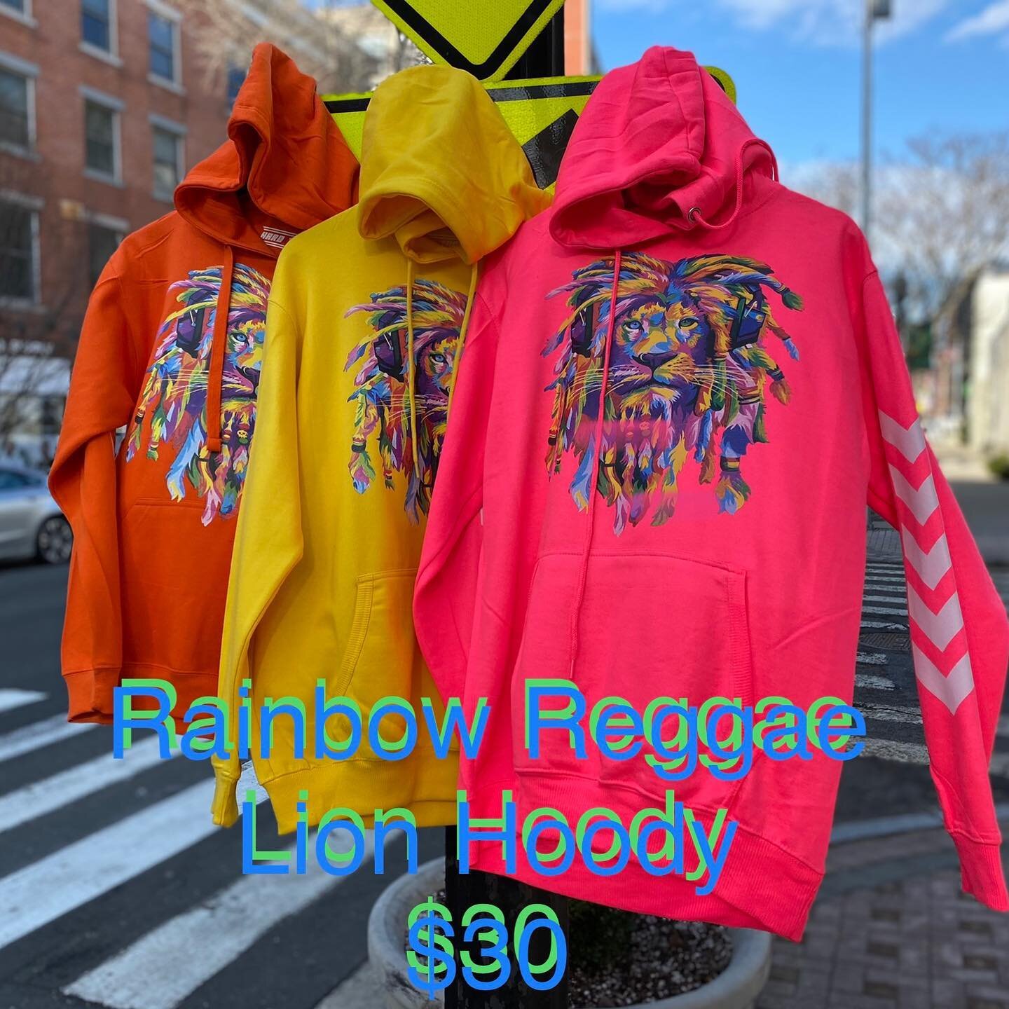 Rasta Rainbow Lion hoodie $30  All sizes&mdash;&mdash;SMALL TO XX-LARGE #hoodys #jimmysct #203 #hardturn #ct #streetwear