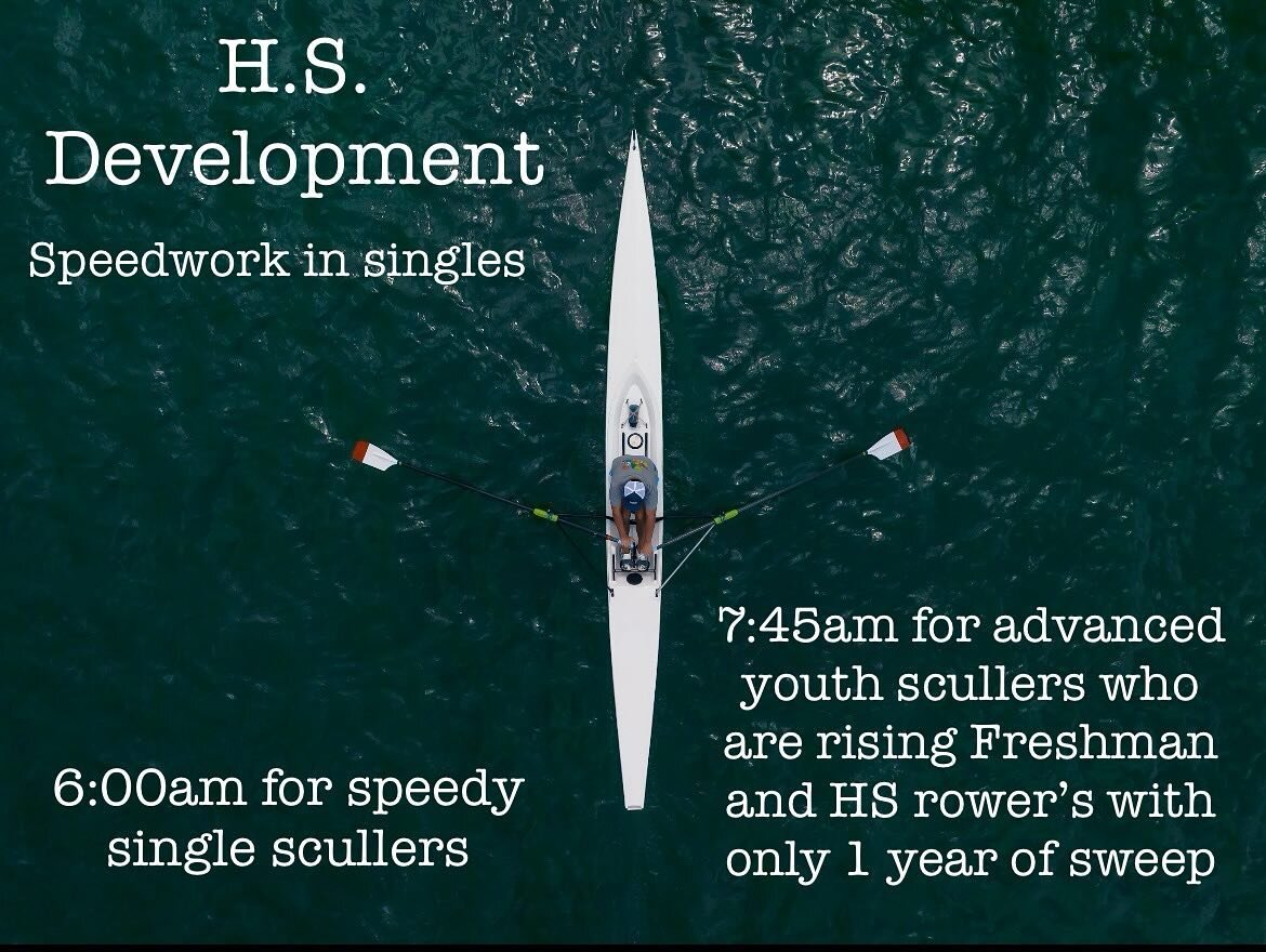 What are you going to do to stay in shape this summer? We hope you&rsquo;ll consider rowing with us! @hinghamhighcrew