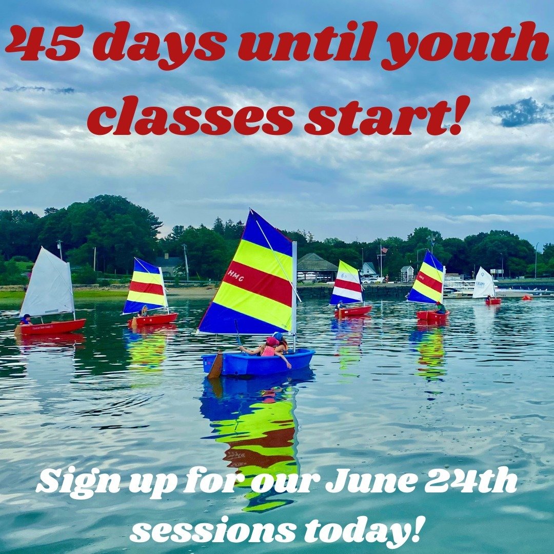 Sign up using the link in our bio! #hinghammaritimecenter #youthsailing #sailing #youthrowing #rowing #hinghamma #hingham #hinghambathingbeach #optisailing #pramsailing #norwell #norwellma #hanover #hanoverma #cohasset #cohassetma #hull #hullma