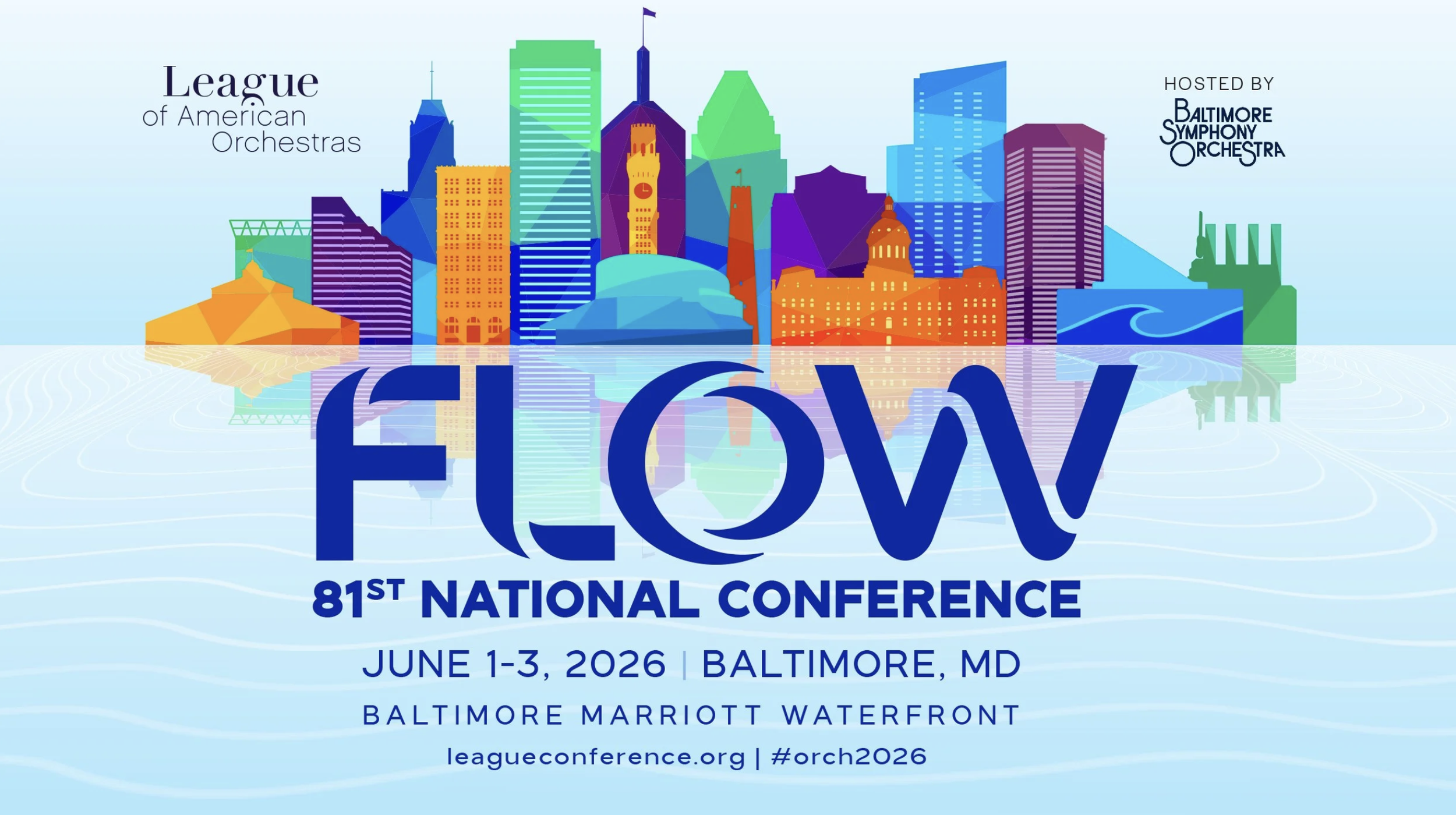Jessica Phillips and Julian Chender join forces to present a pre-conference session "Leading a Culture of Innovation" for this year's League of American Orchestras conference in Baltimore. (2026)