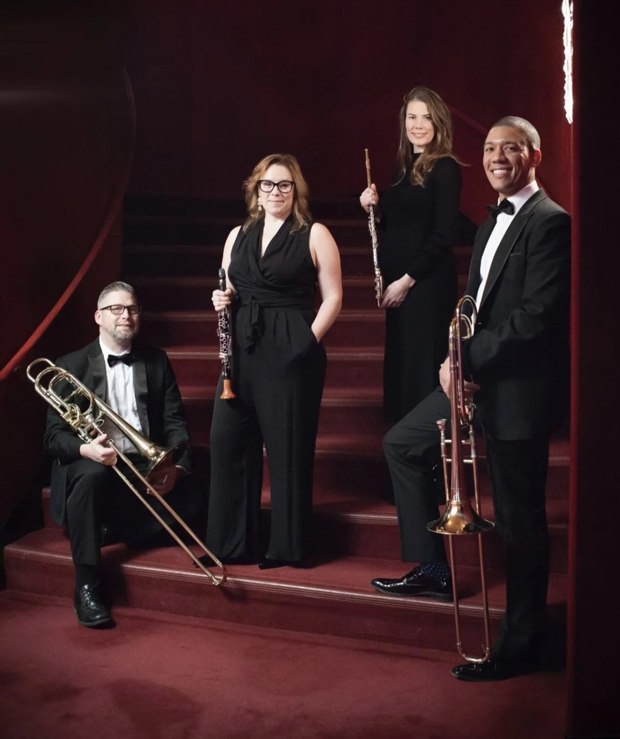 Last Night at the Met (photo by Rose Callahan)
(Left to Right: Paul Pollard, Jessica Phillips, Chelsea Knox, Weston Sprott)