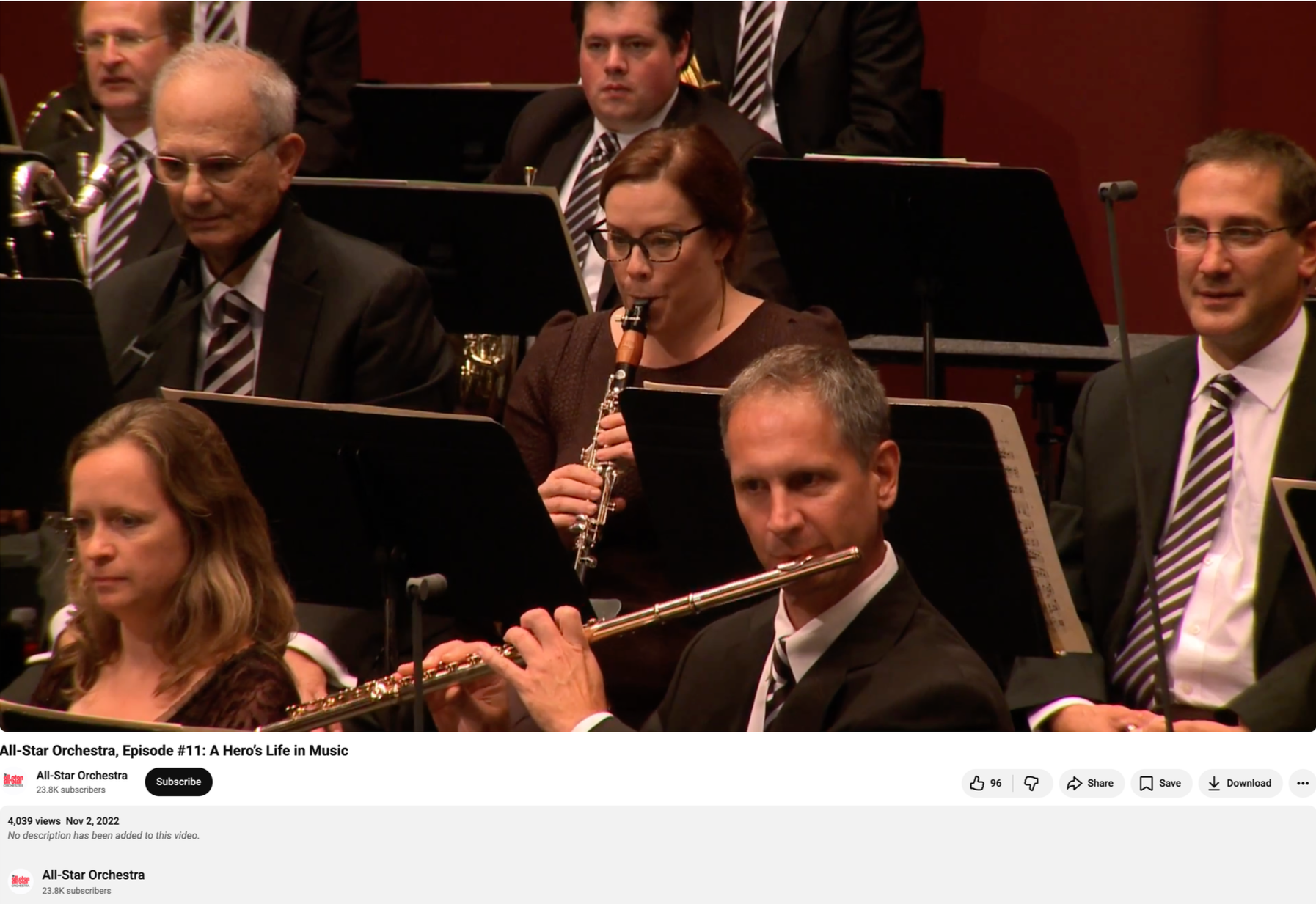 The All Star Orchestra performs Strauss's Ein Heldenleben (2022)