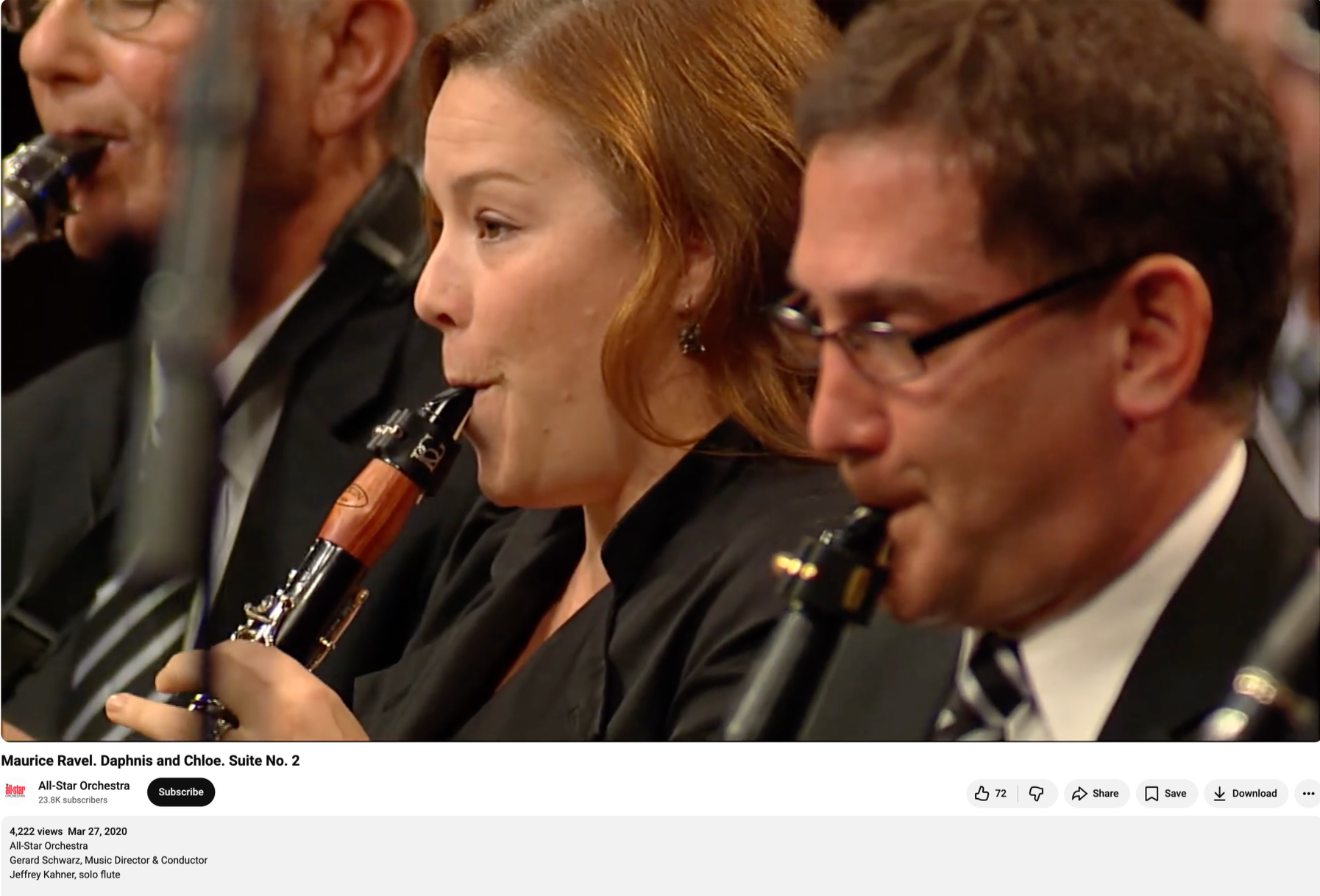 The All Star Orchestra performs Ravel's Daphnis and Chloe