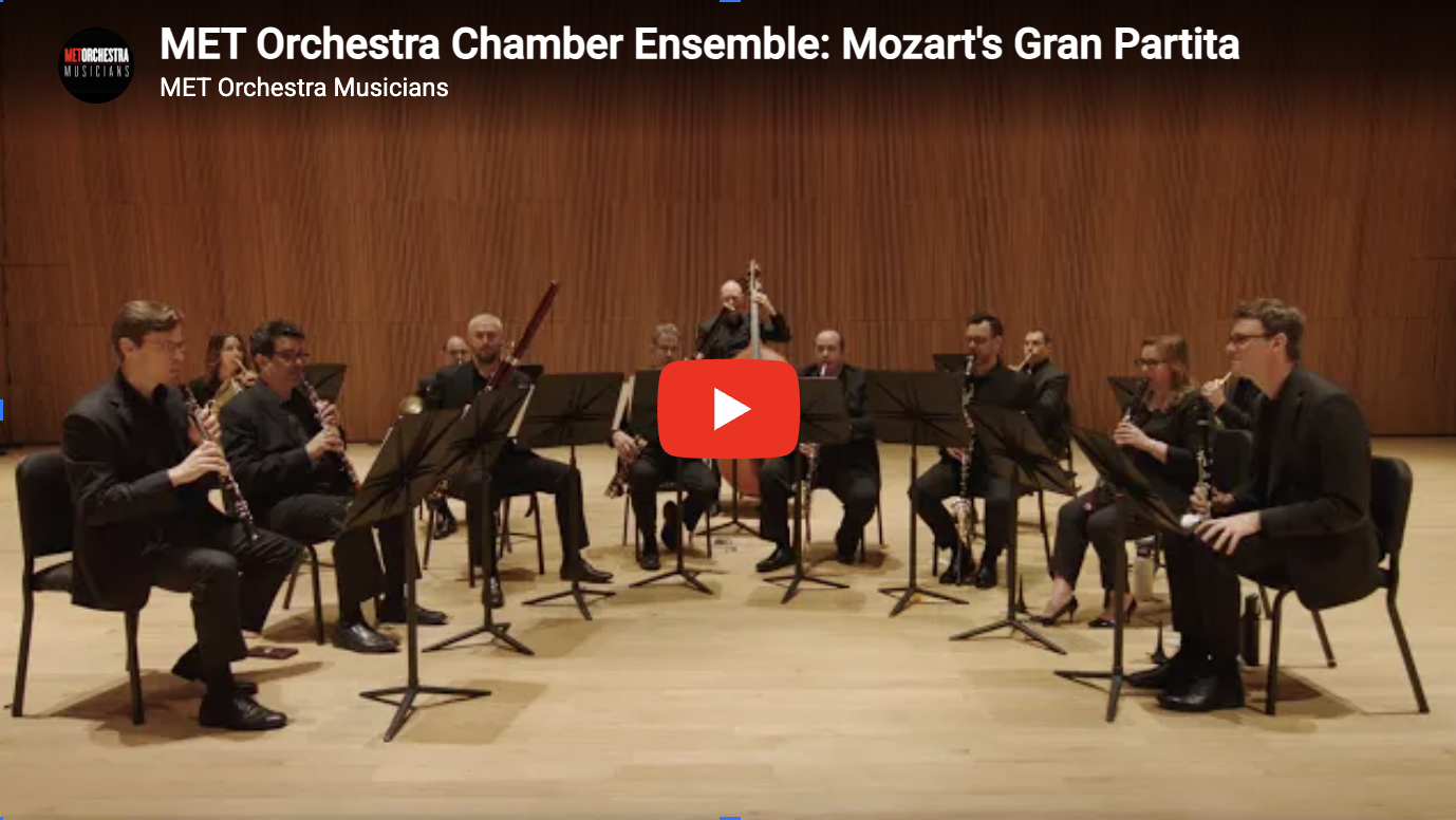 Met Orchestra Musicians perform Mozart's Gran Partita (April 4, 2022)